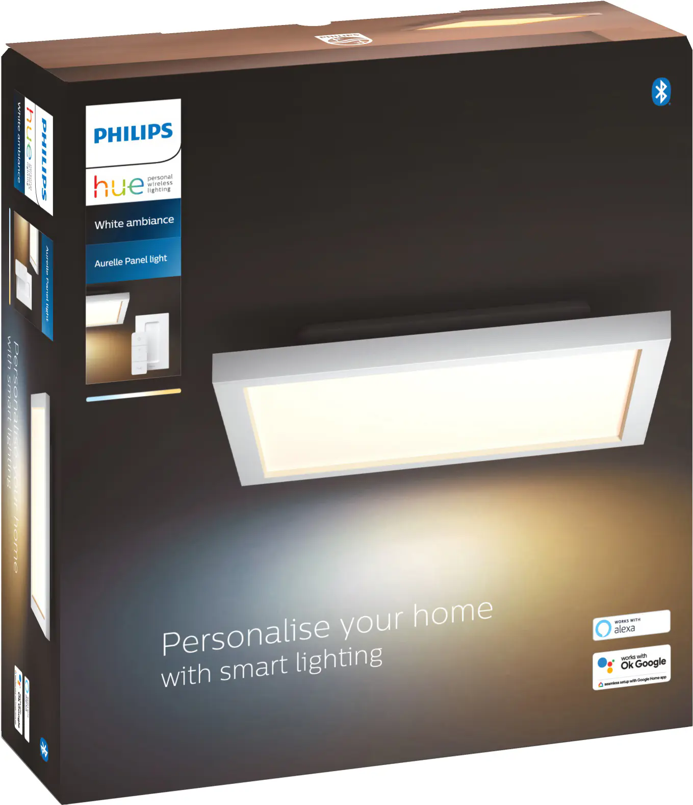 Philips Hue LED Panel White Ambiance Aurelle weiß 60 x 60 cm
