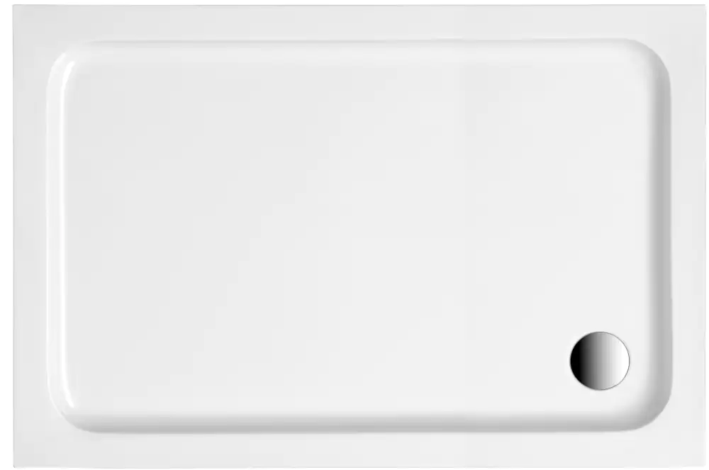 Ottofond Duschwanne Samos 100 x 80 x 6 cm, weiß