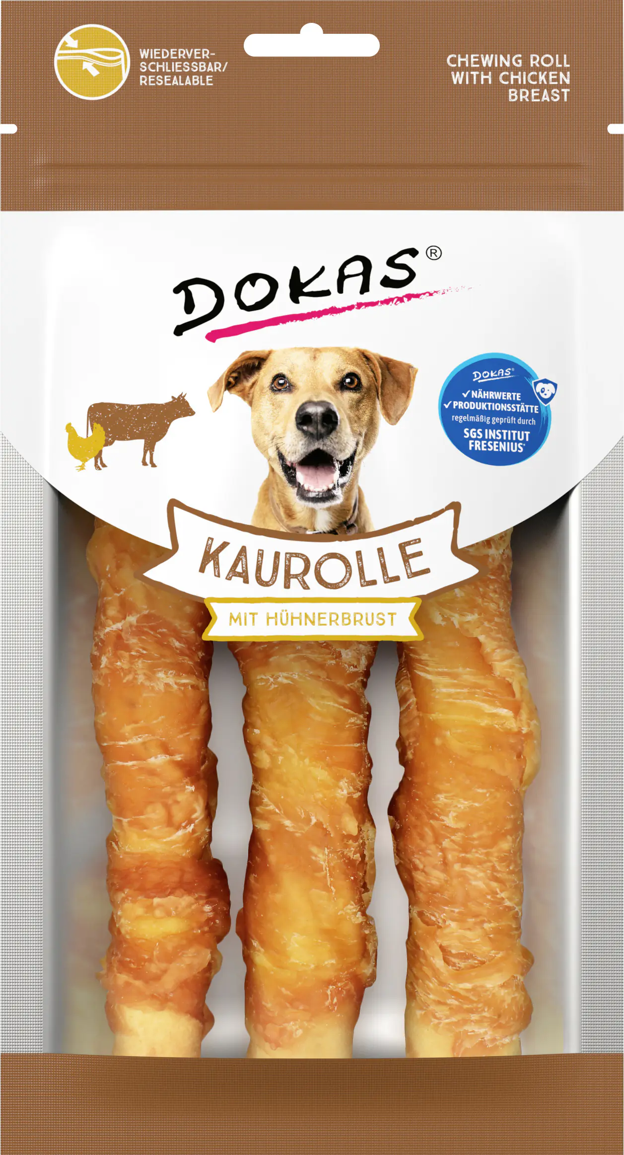 Dokas Kaurolle mit Hühnerbrust Medium 150 g