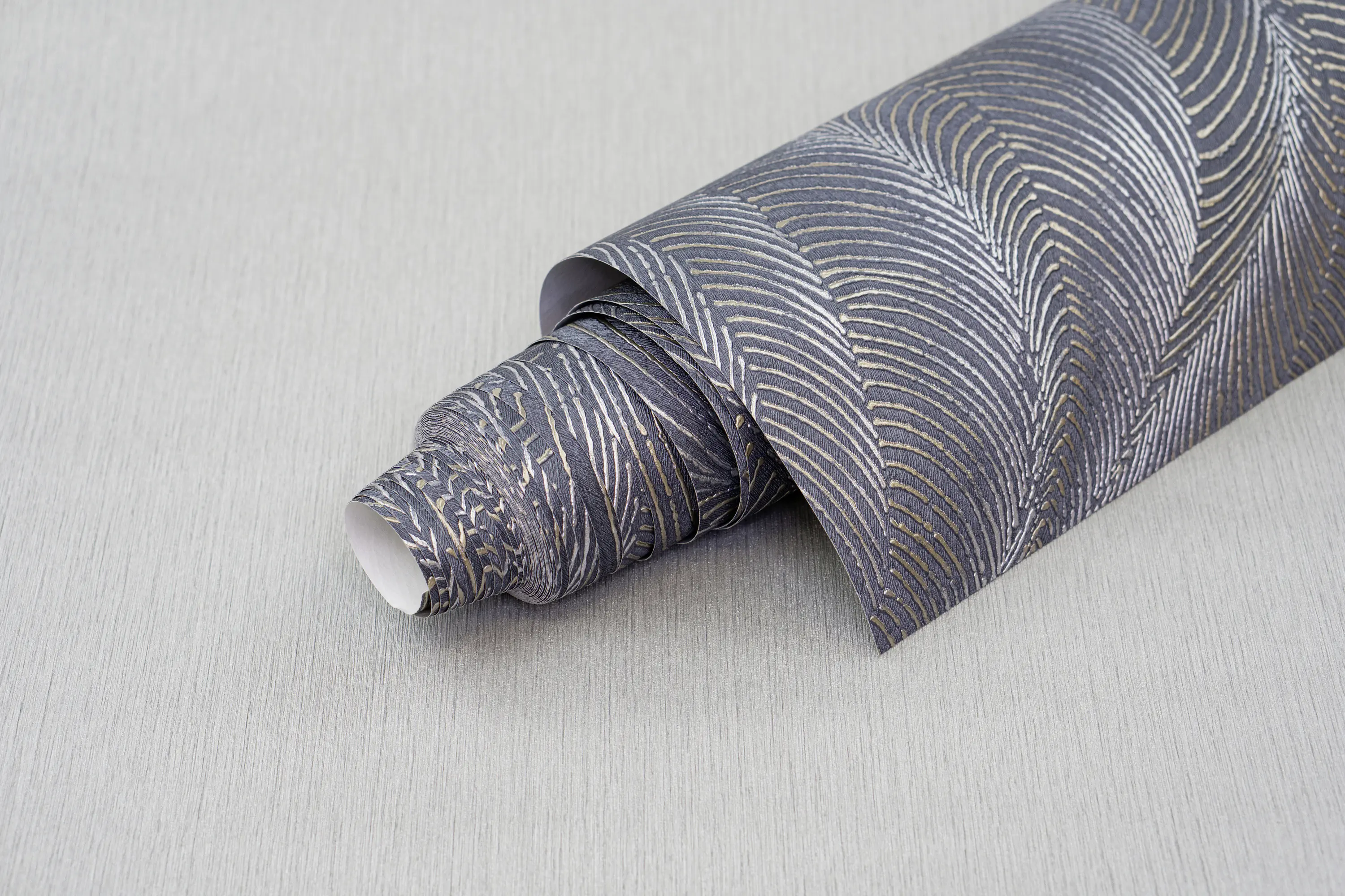 Rasch Vliestapete Wellen Incanto blau-taupe 10,05 x 0,53 m Rasch Vliestapete Wellen Incanto blau-taupe 10,05 x 0,53 m