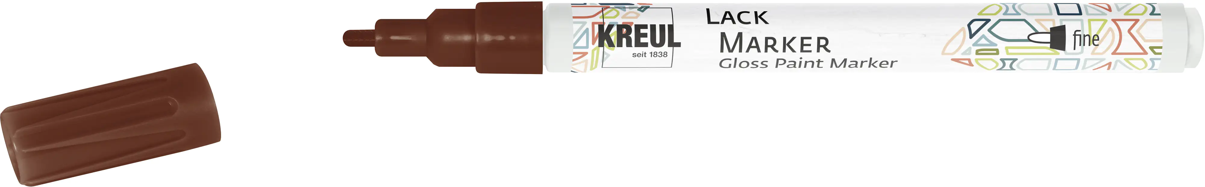 Kreul Lack Marker fine braun 1 - 2 mm Kreul Lack Marker fine braun 1 - 2 mm