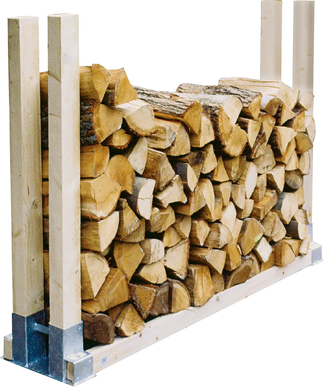 TrendLine Kaminholzstapelhilfe 33 x 10 x 15 cm, verzinkt