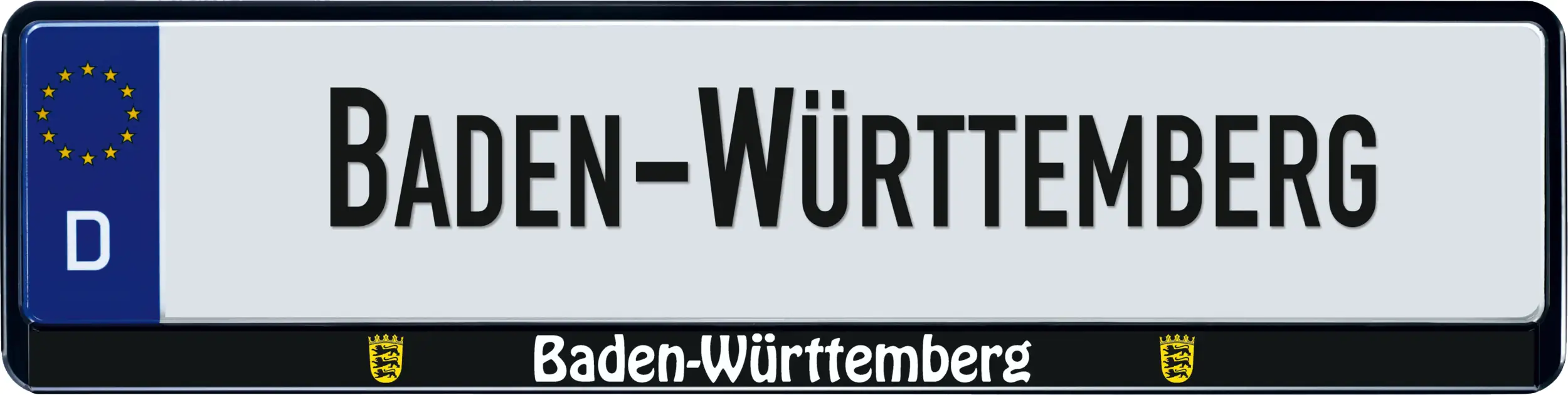 Hermann Schütz Design Kennzeichenrahmen Bundesland Baden-Württemberg