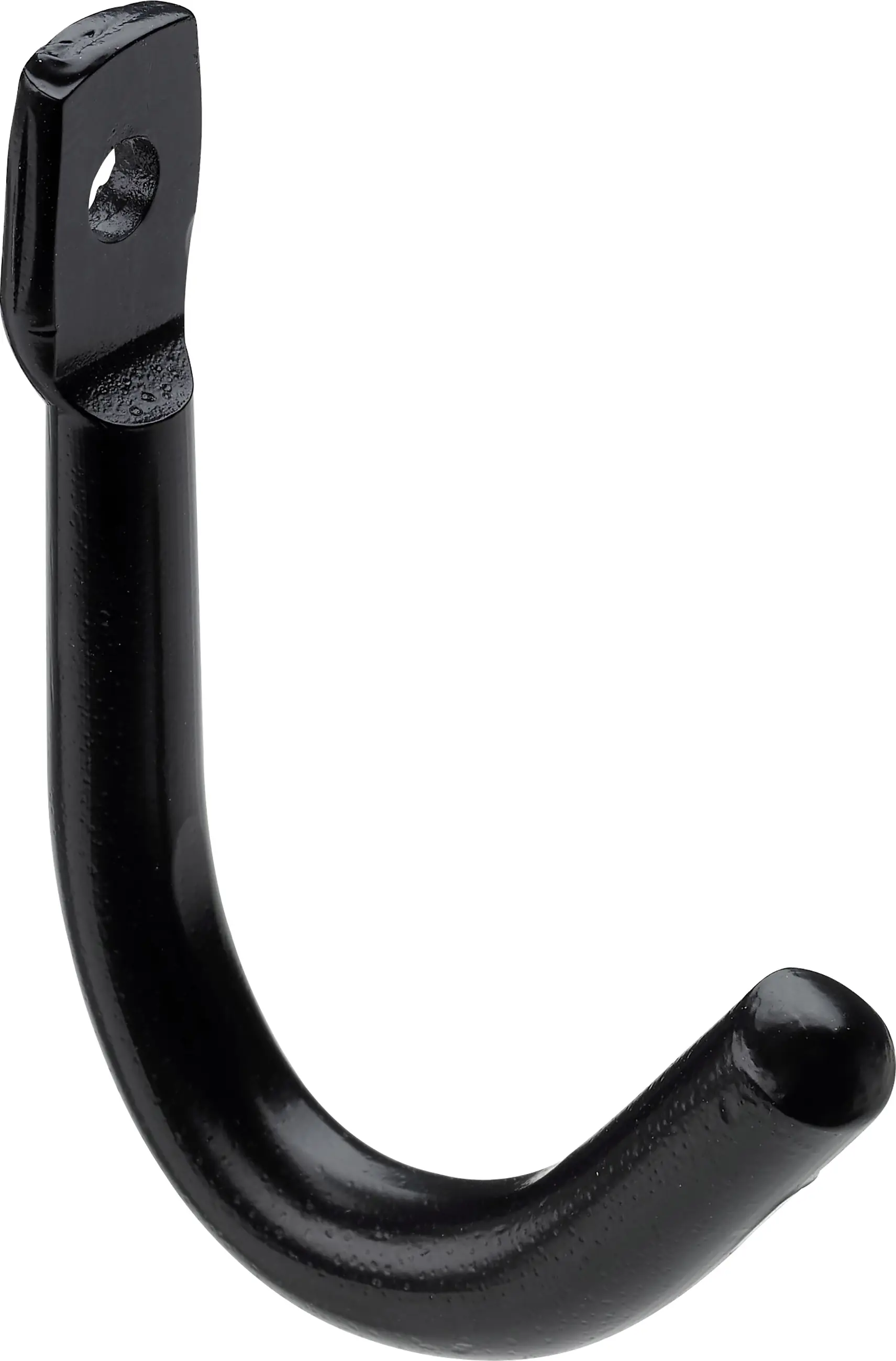 Hettich Garderobenhaken Stahl 4,8 x 0,8 x 3,5 cm schwarz