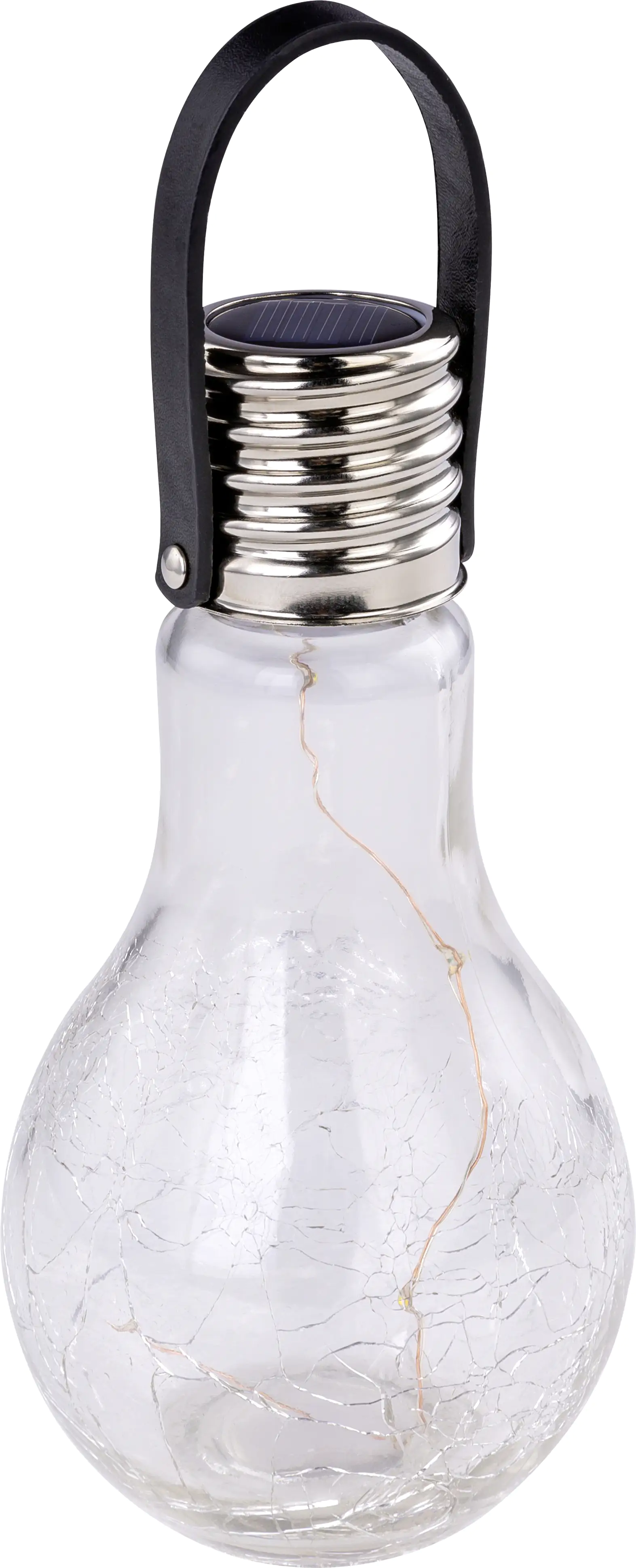 Globo LED Solarleuchte klar