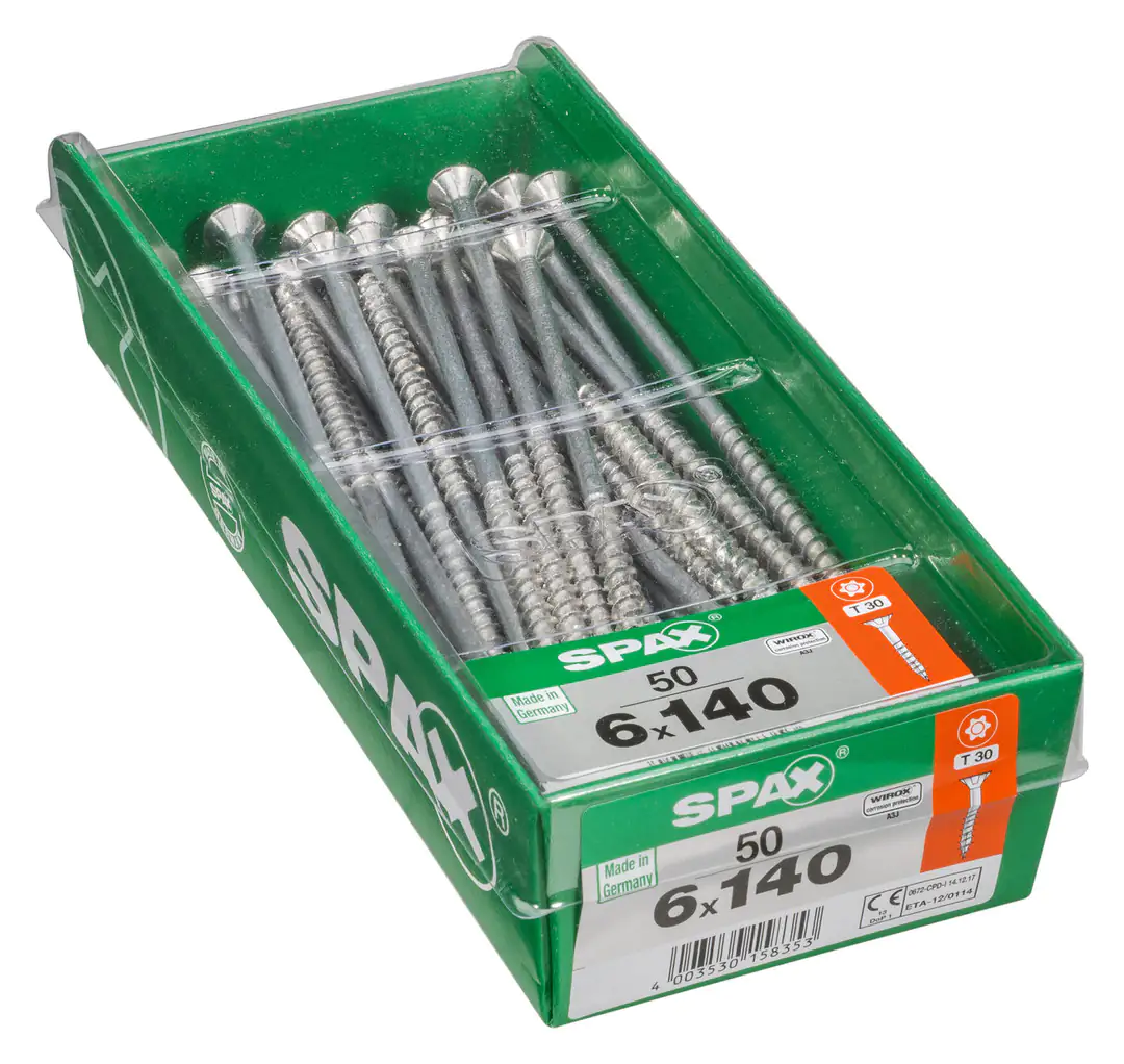 Spax Universalschrauben 6.0 x 140 mm TX 30 - 50 Stk.