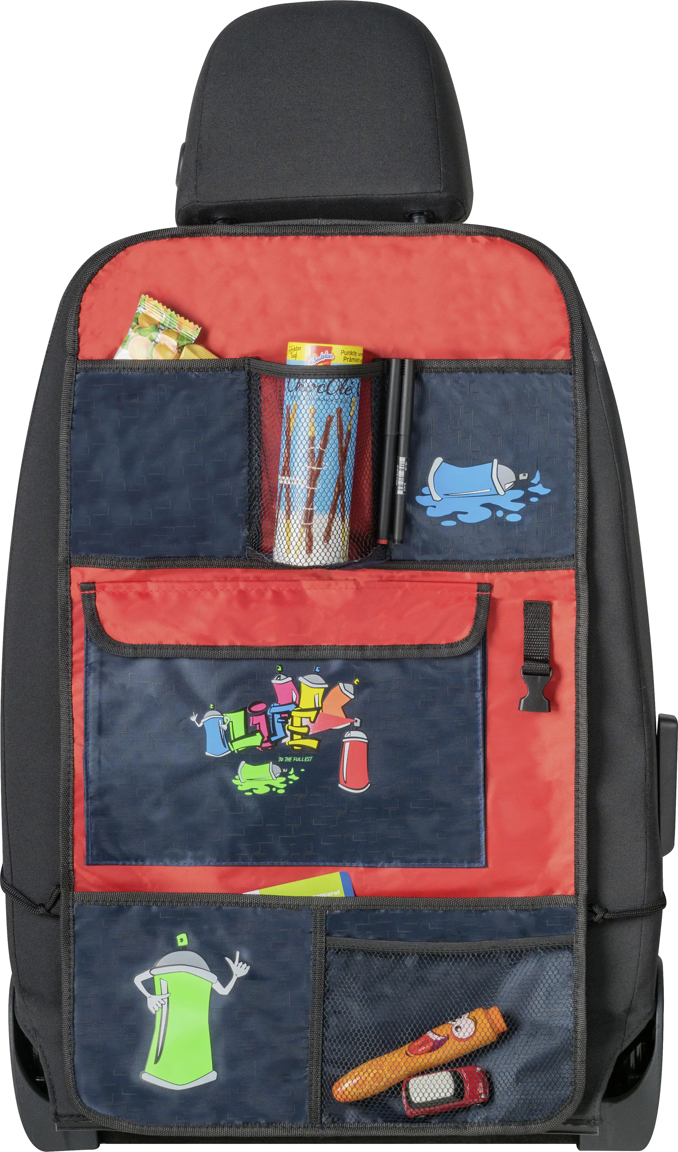 Walser Auto-Organizer Graffiti blau 1-teilig