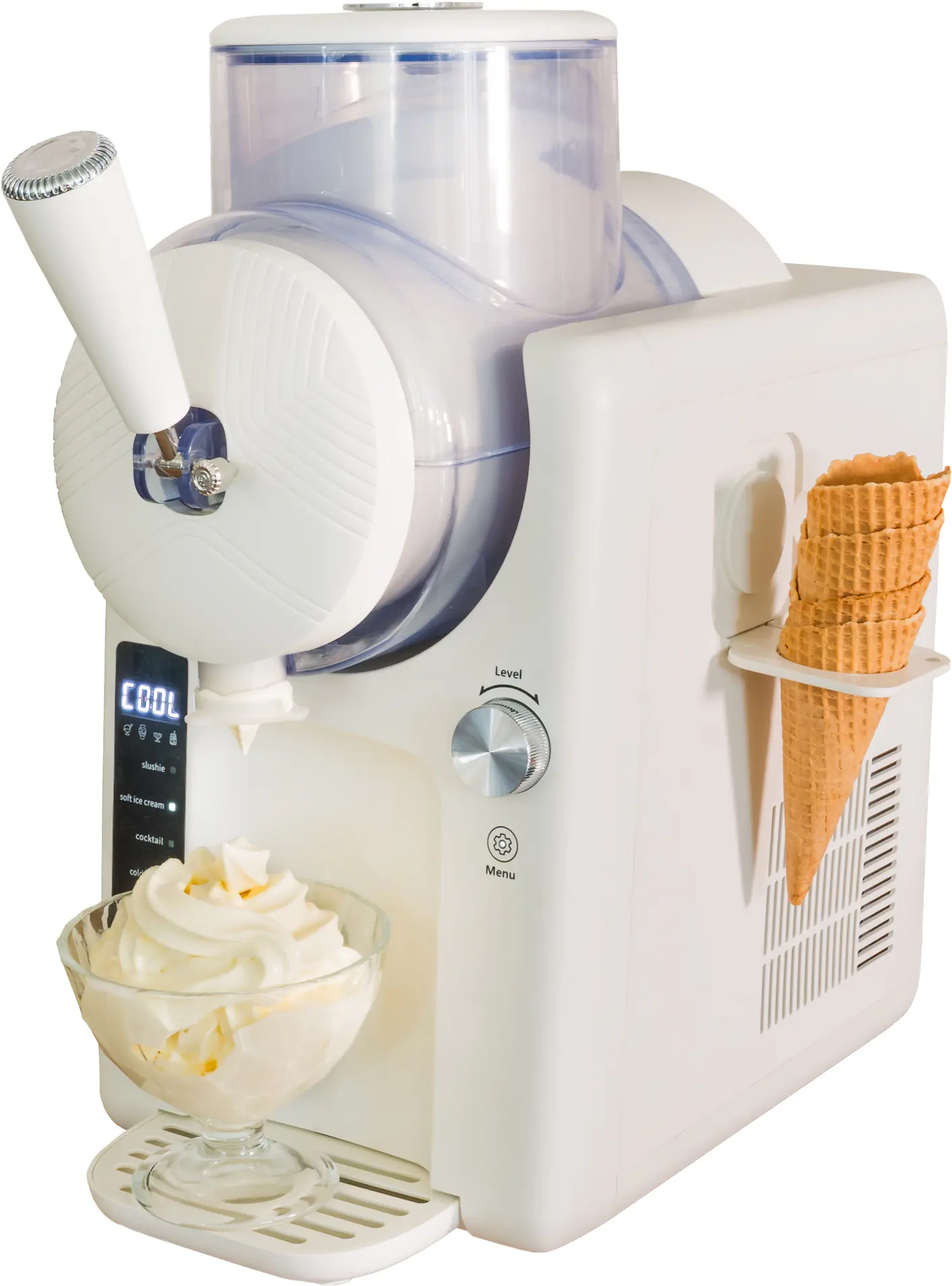 Unold 2in1-Slush und Softeismaschine Sofie 48950 inkl. Kühlaggregat 2 l