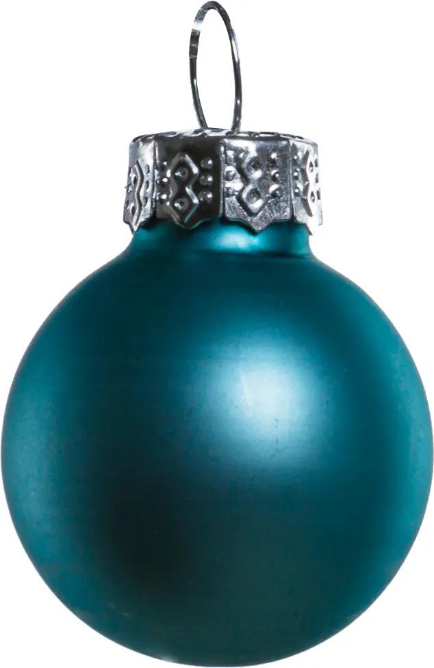 TrendLine Mini-Christbaumkugeln aus Glas Ø 2,5 cm gold-blau 100 Stück