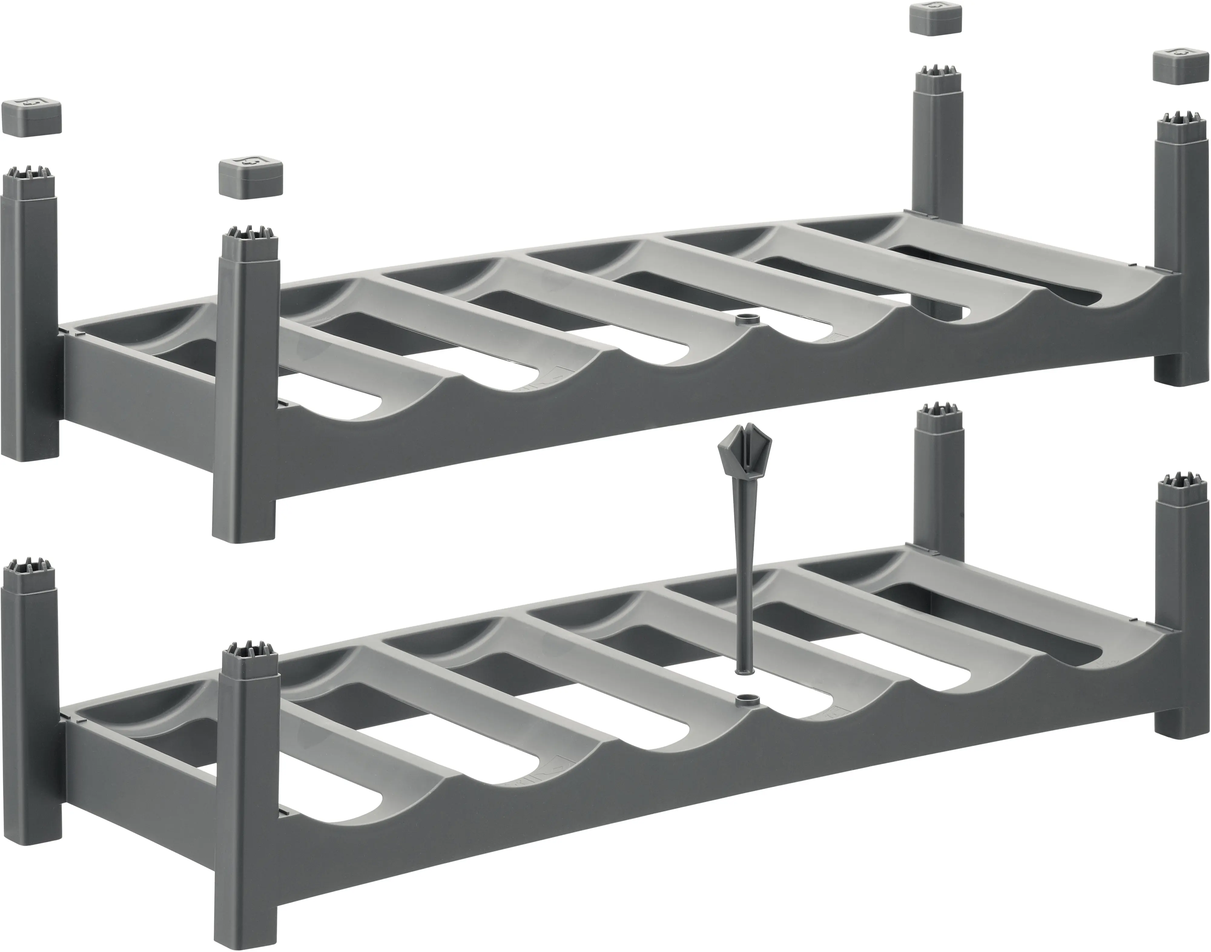 Rotho Flaschenregal Vario 60 x 22 x 14 cm