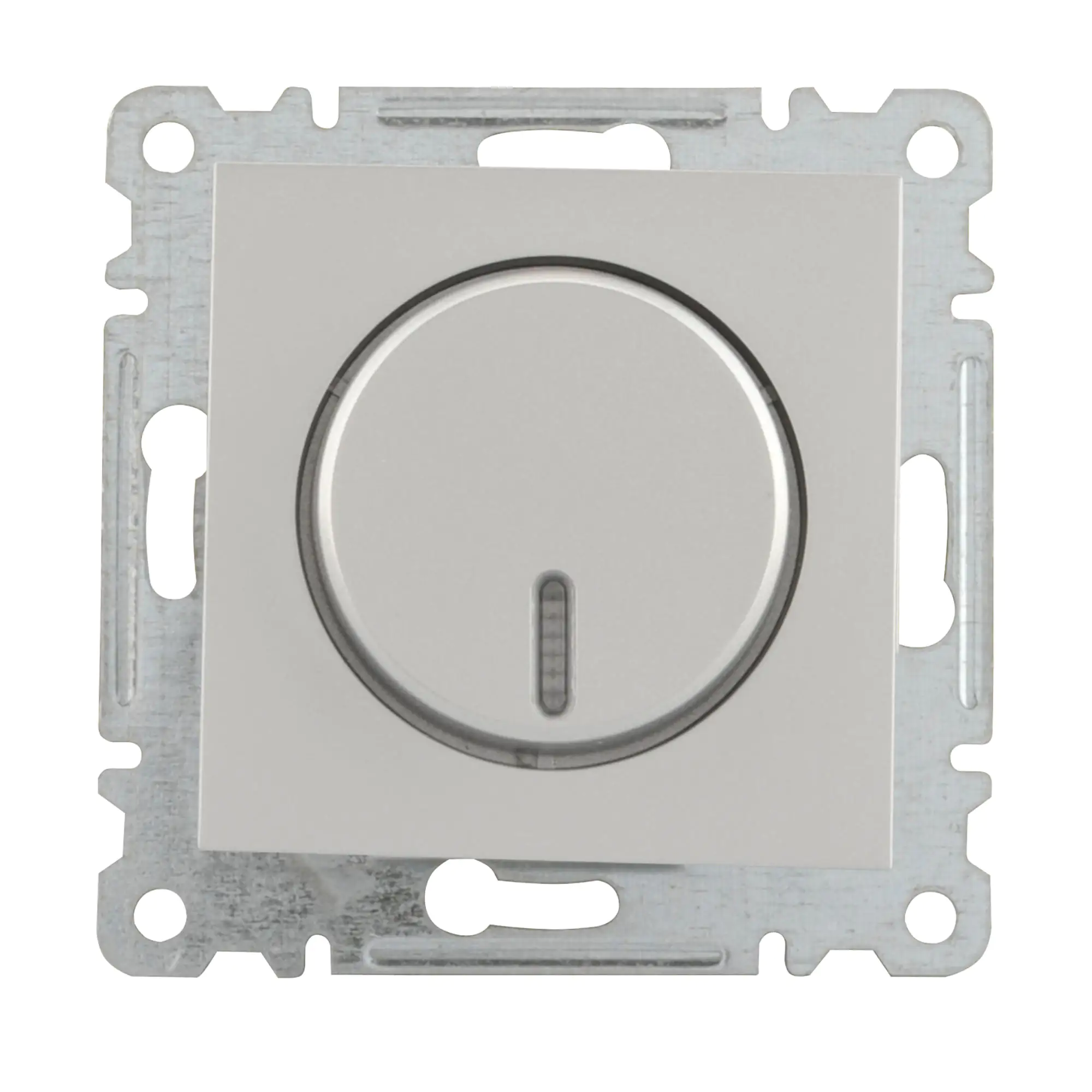 Unitec Dimmer 60-600 Watt silber, Serie Karea, elektrische Trafos Unitec Dimmer 60-600 Watt silber, Serie Karea, elektrische Trafos