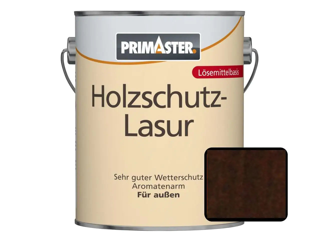 Primaster Holzschutzlasur 2,5 L nussbaum Primaster Holzschutzlasur 2,5 L nussbaum