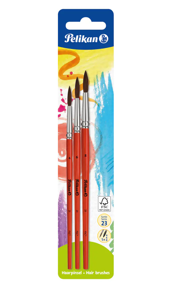 Pelikan Haarpinsel S23 4/6/8