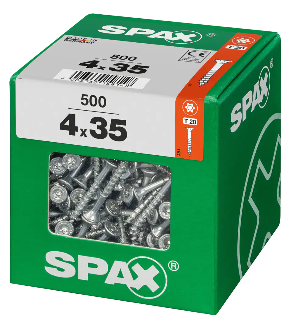 Spax Universalschrauben 4.0 x 35 mm TX 20 - 500 Stk.