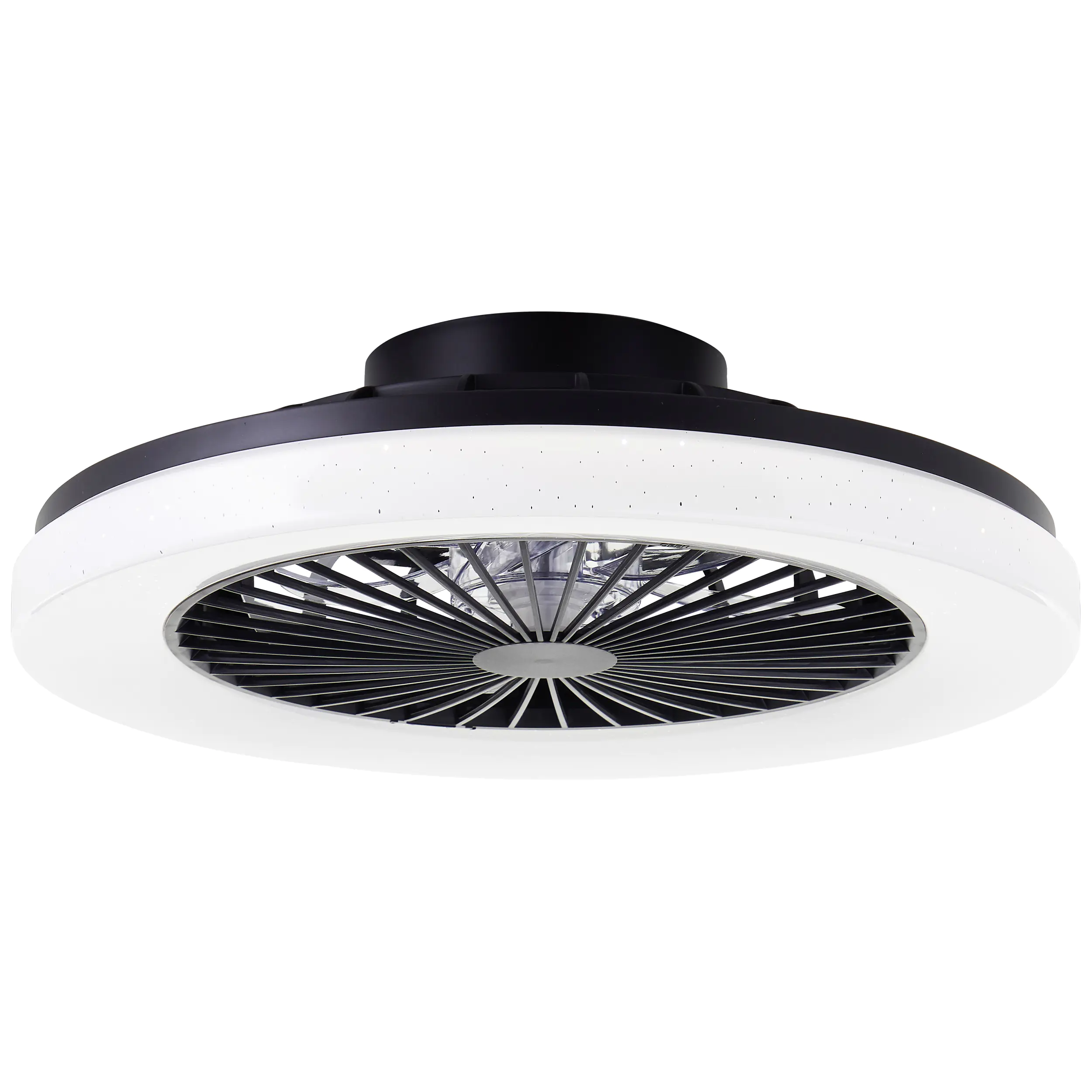 Brilliant LED Deckenleuchte mit Ventilator Siano Ø 48 cm 40 W schwarz  Brilliant LED Deckenleuchte mit Ventilator Siano Ø 48 cm 40 W schwarz