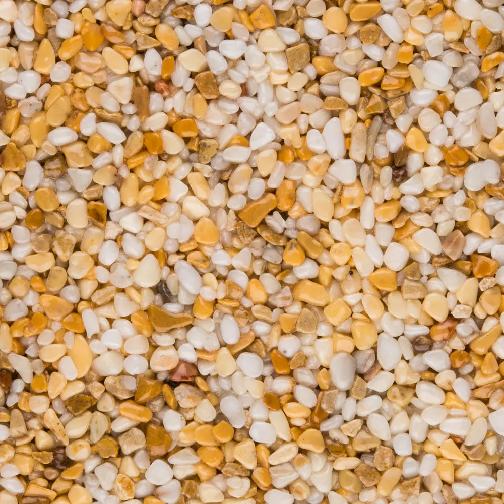 RAVELLO Steinteppich Boden Outdoor Körnung Mittel Farbe gelb 19 kg Set RAVELLO Steinteppich Boden Outdoor Körnung Mittel Farbe gelb 19 kg Set