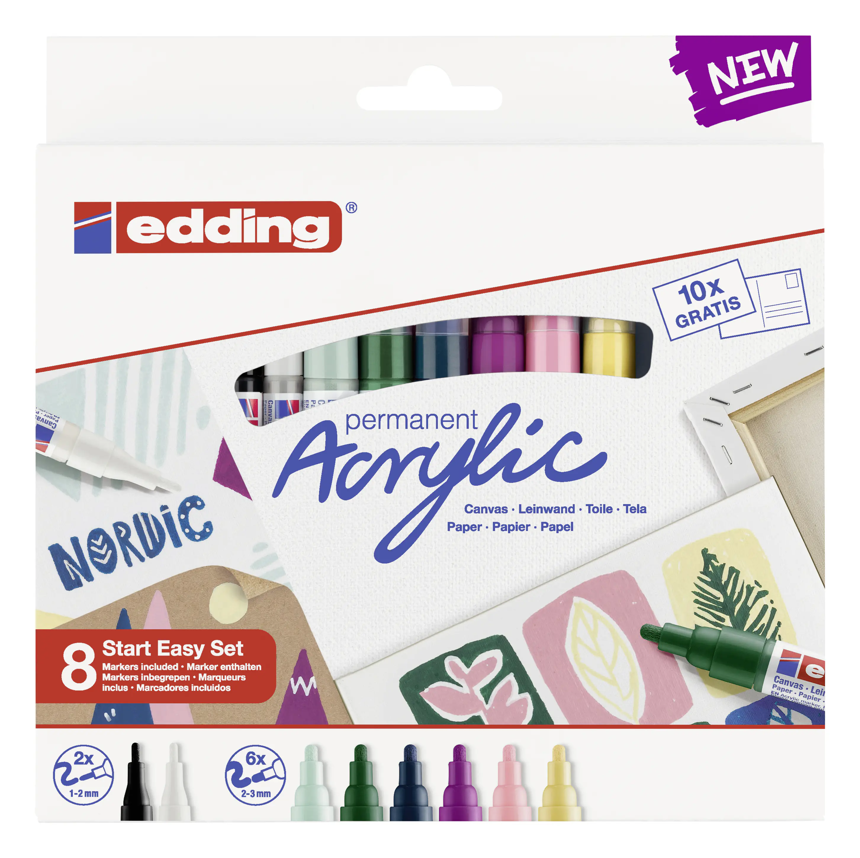 edding Acryl-Einstiegsset nordic