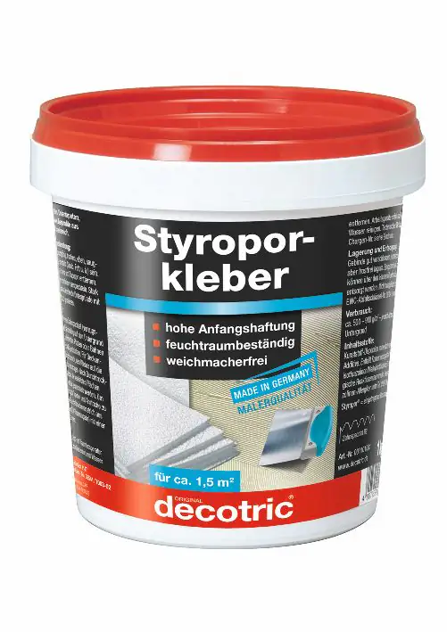 Decotric Styroporkleber 1 kg Decotric Styroporkleber 1 kg