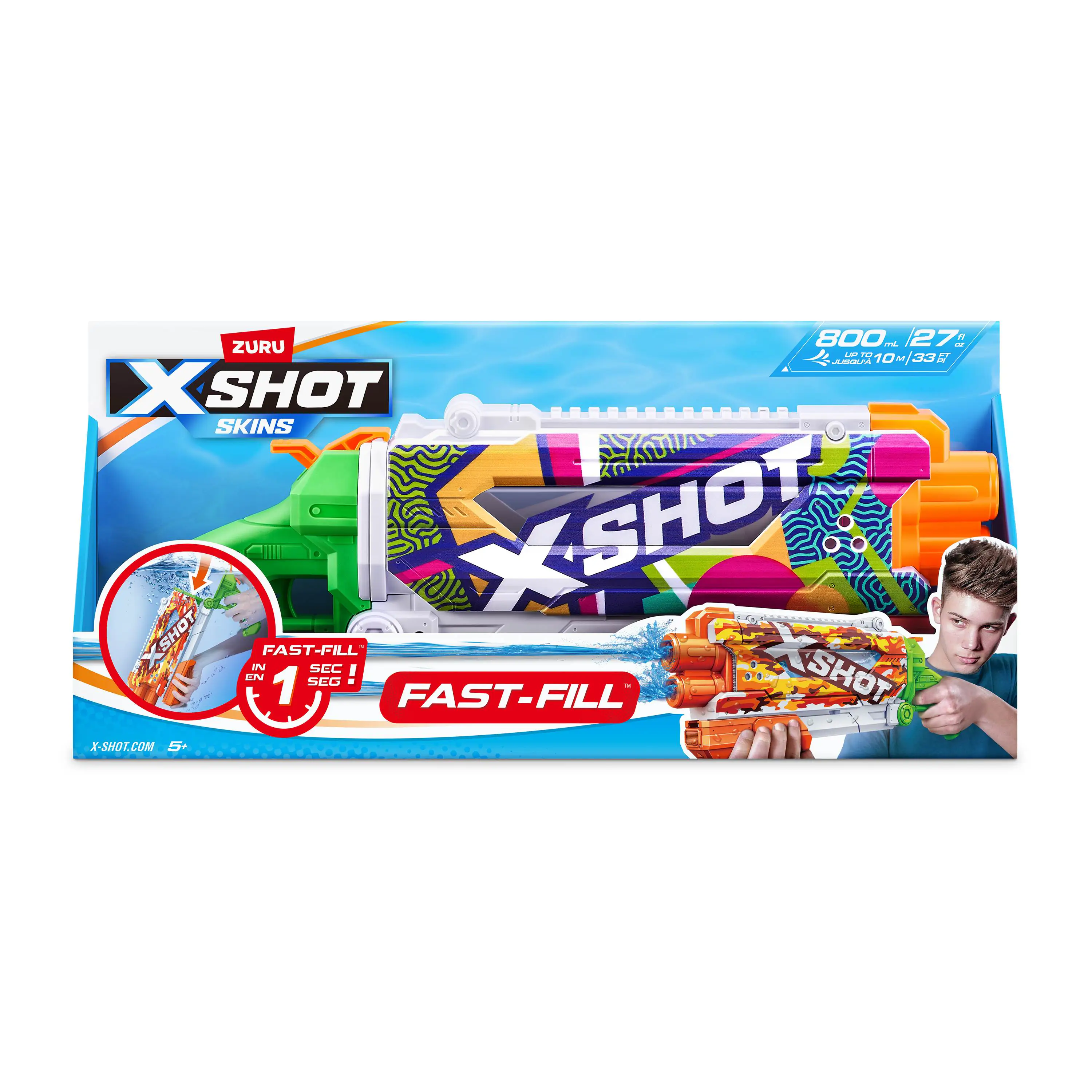 Zuru Wasserpistole X-Shot Skins Pump Action Fast Fill Zuru Wasserpistole X-Shot Skins Pump Action Fast Fill