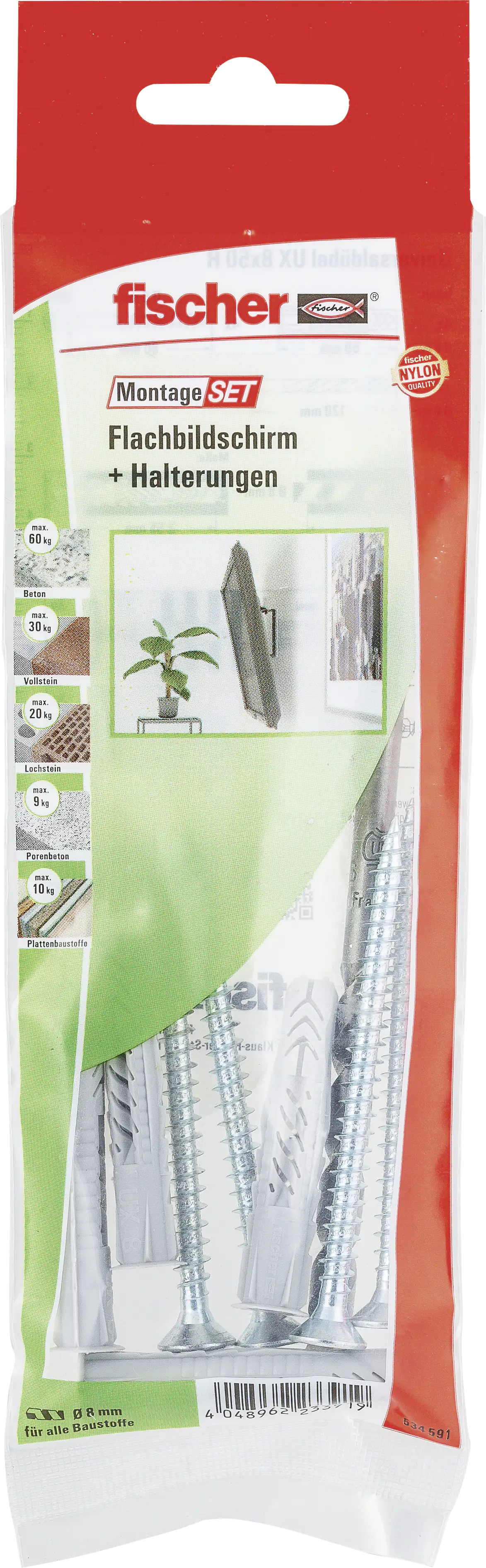 Fischer Montage-Set Flachbild/TV