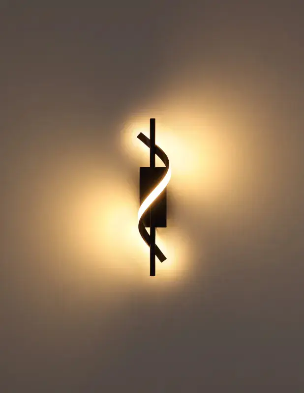 Globo Wandleuchte Watkins 10 x 46,5 cm B x H schwarz warmweiß