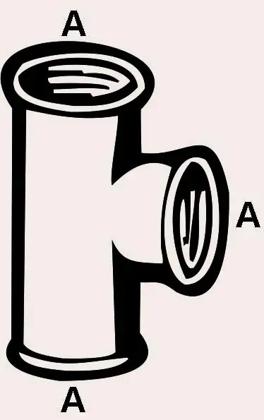 Cornat Temperguss-T-Stück 1" verzinkt