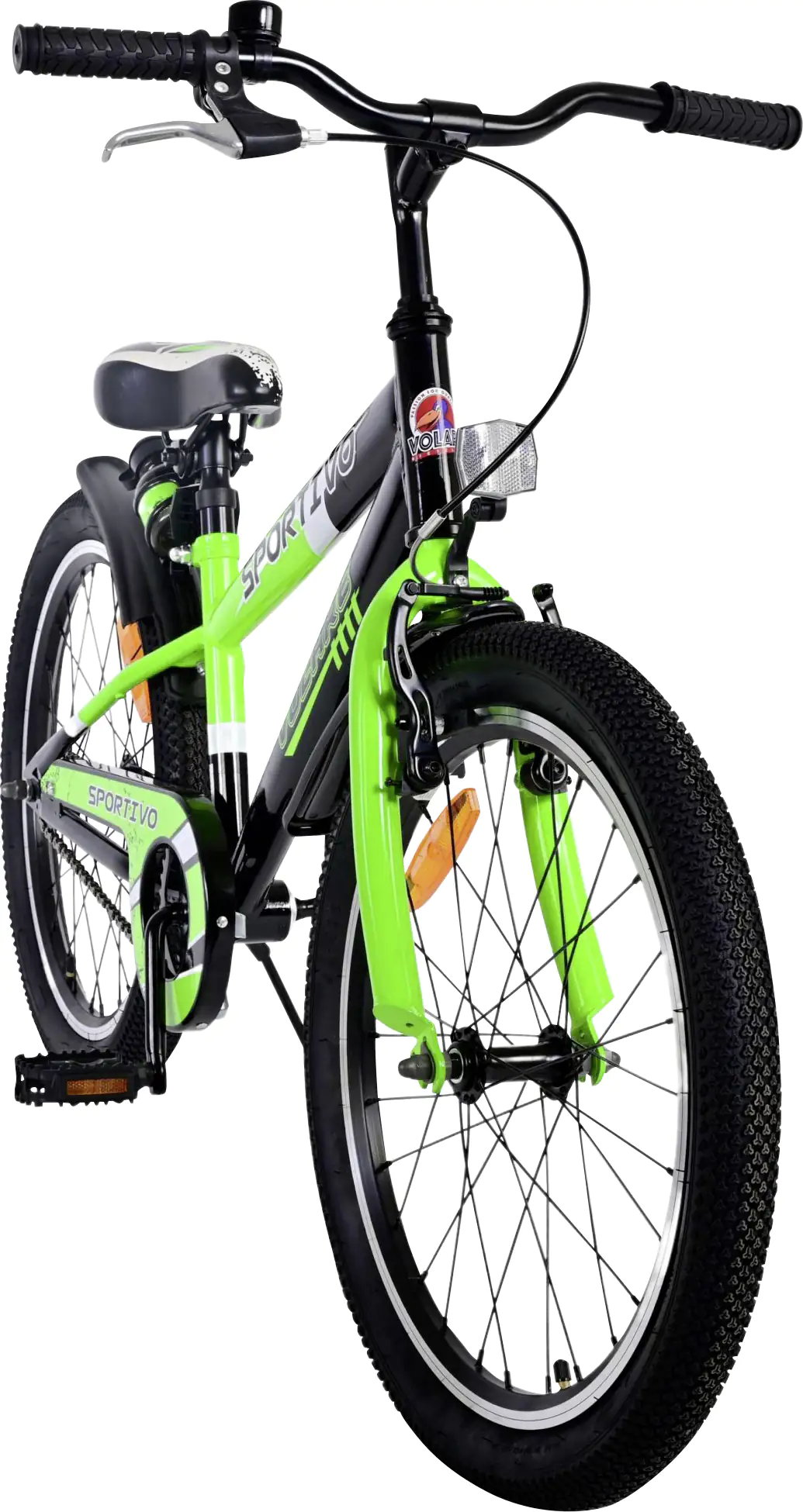 Volare Kinderfahrrad Sportivo 20 Zoll RH 28cm grün/schwarz Volare Kinderfahrrad Sportivo 20 Zoll RH 28cm grün/schwarz