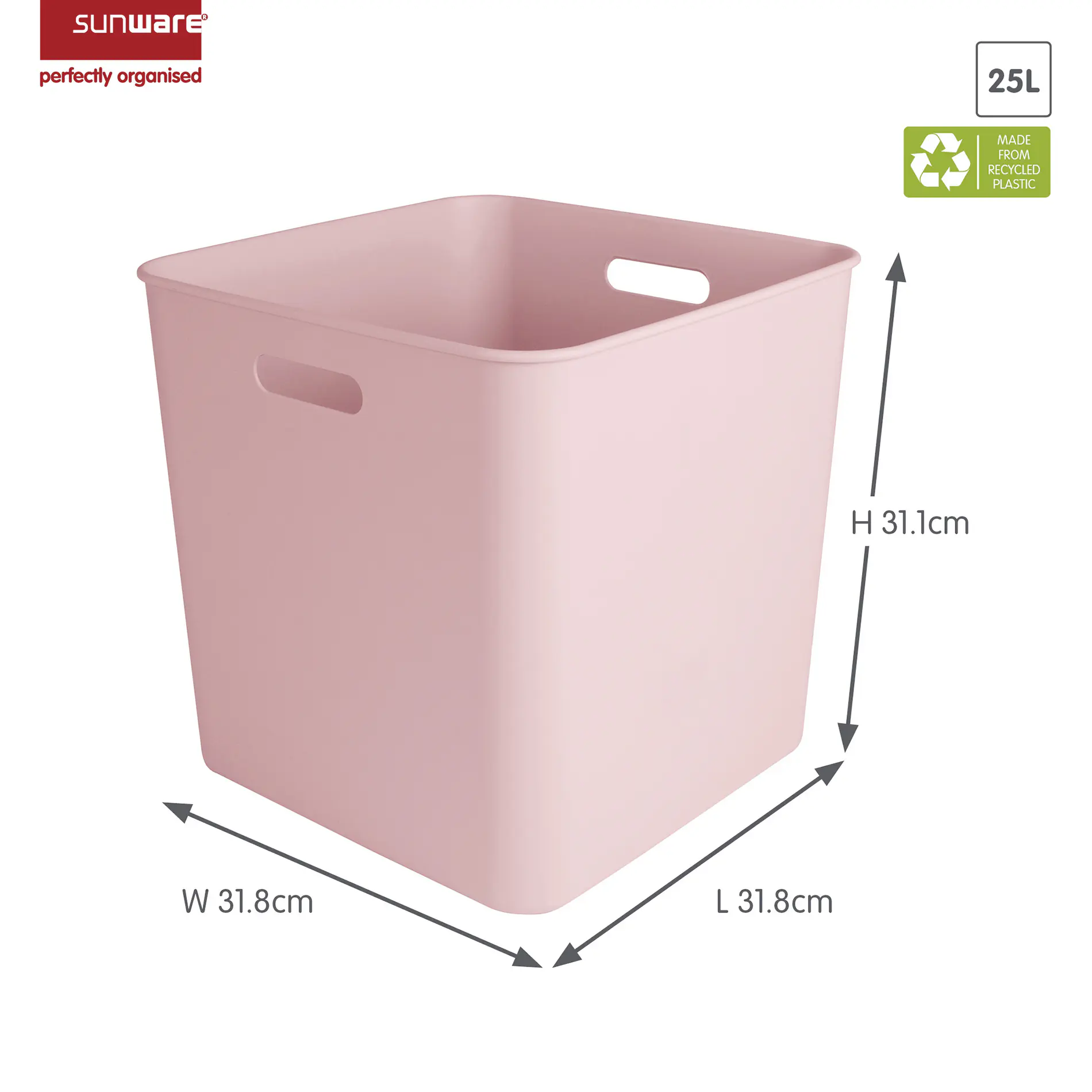 Sunware Sigma home cube box 25L rosa Sunware Sigma home cube box 25L rosa