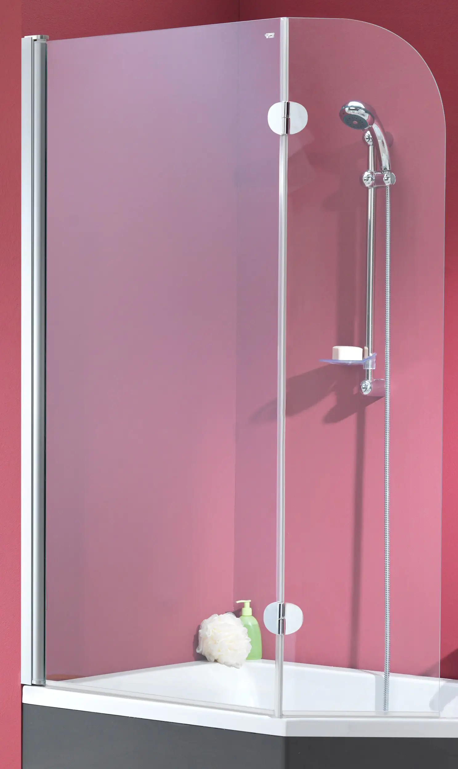 Ottofond Wannenaufsatz Echtglas Cello 2-teilig, Modell B