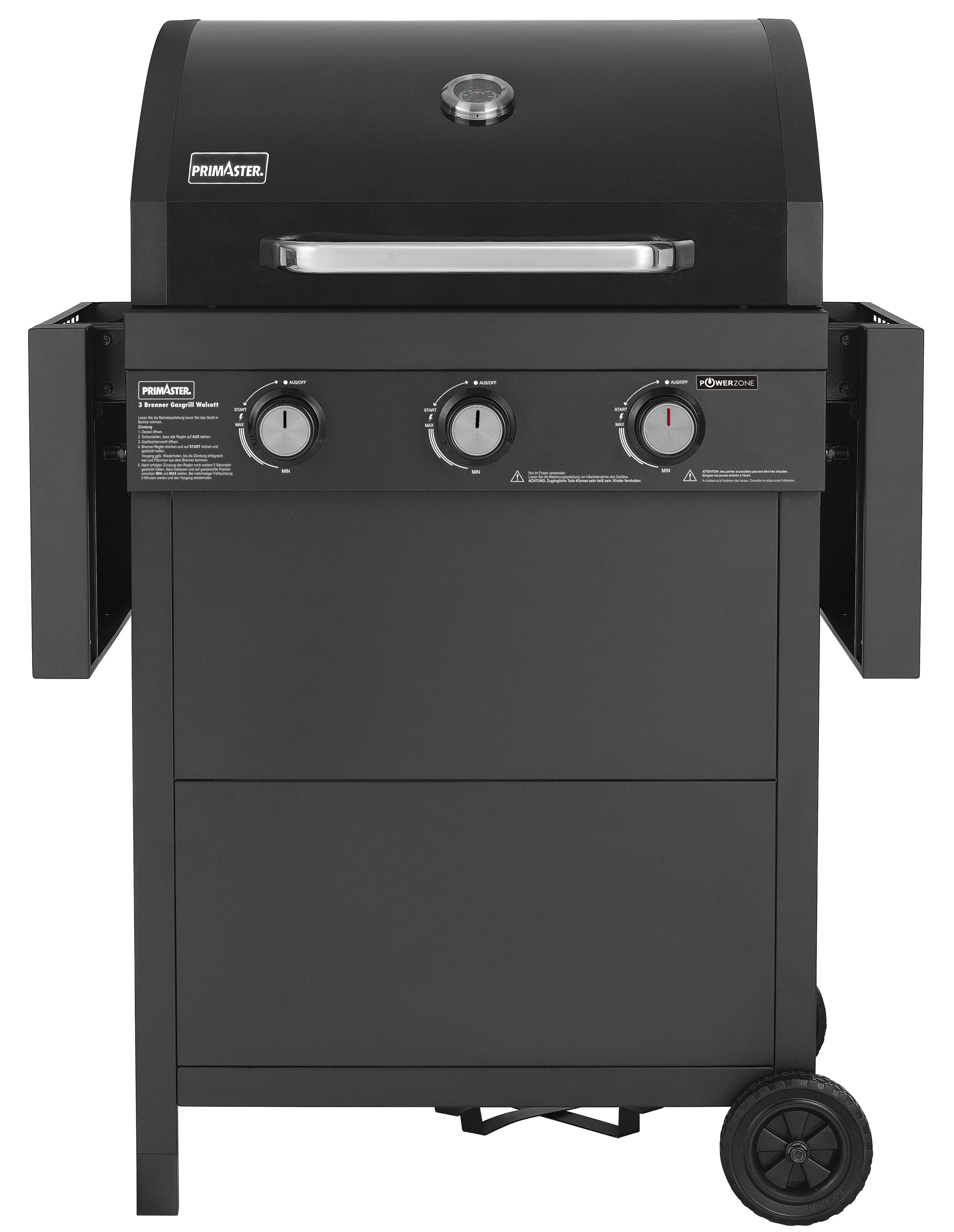 Primaster Gasgrill Walcott Grillfläche: 65 x 43 cm