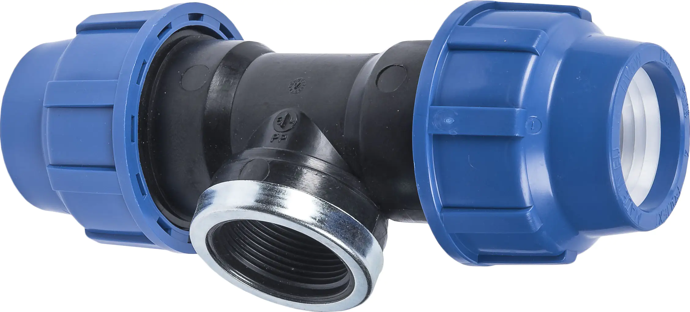 Cornat T-Stück für PE-HD-Rohr Polypropylen, Ø 40 mm, 1 1/4" IG