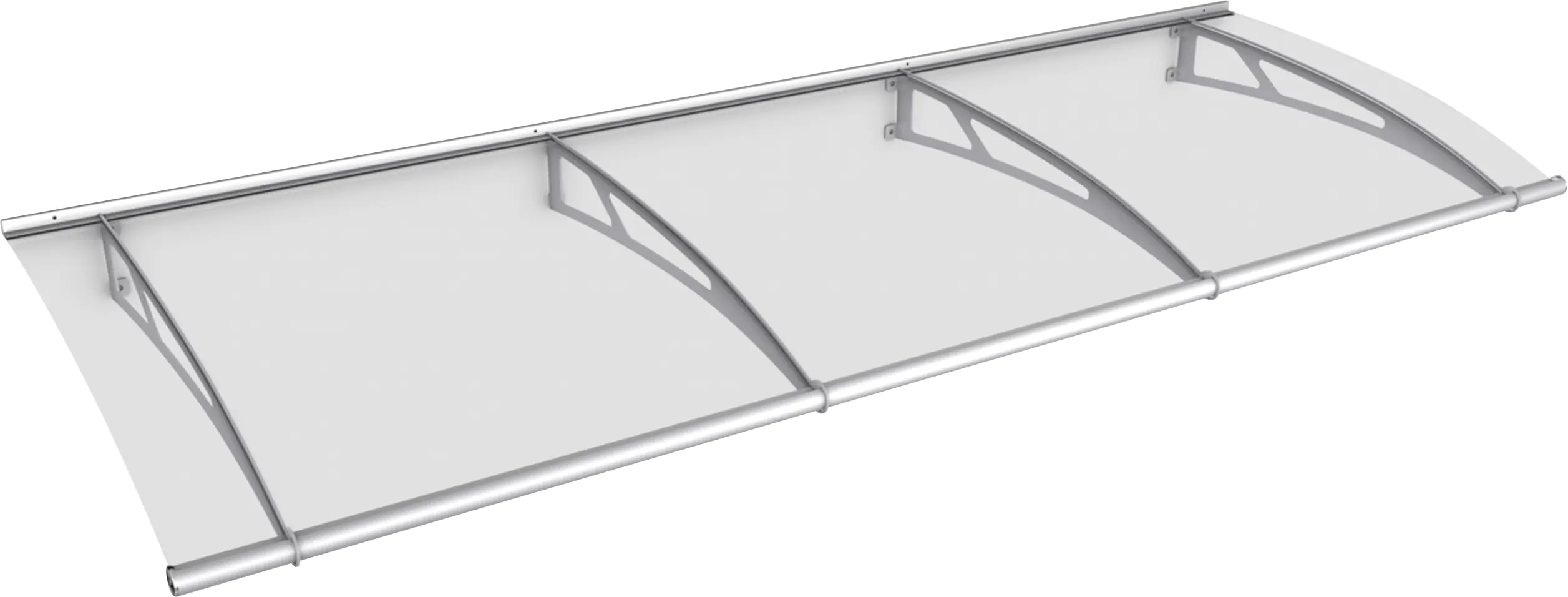 Gutta Vordach PT- L 2700 Edelstahl, Acrylglas klar Gutta Vordach PT- L 2700 Edelstahl, Acrylglas klar