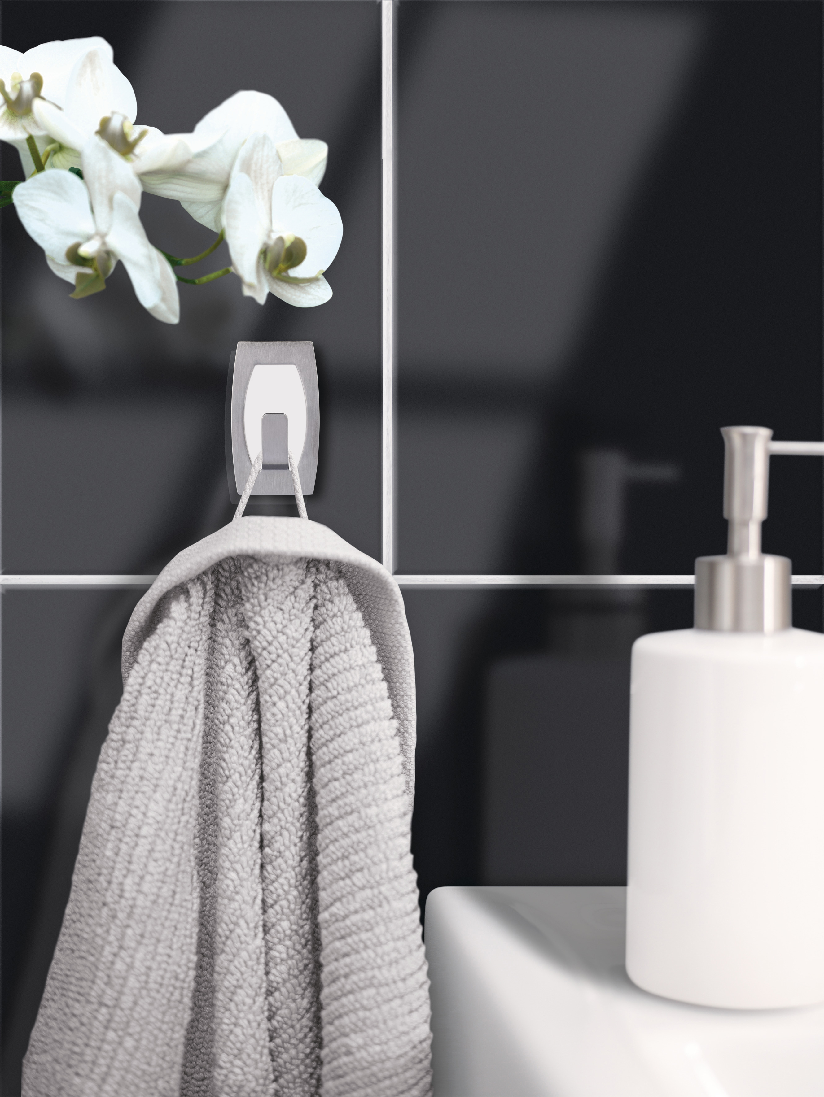 tesa Haken Powerstrip Small chrom