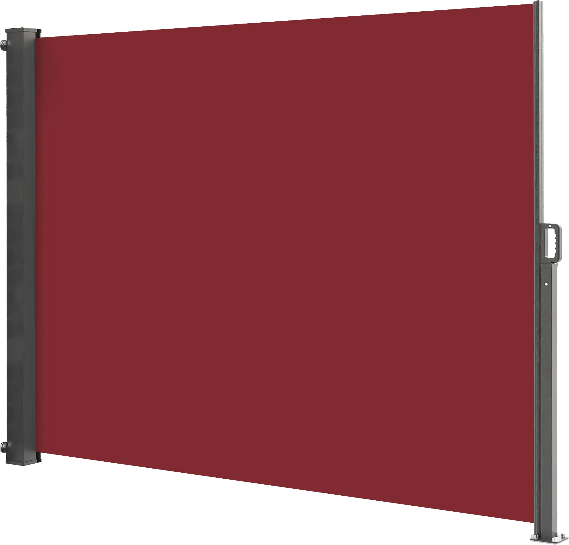 4333692967563 TrendLine Sichtschutz Capri rot, Höhe: 180 cm, Auszug: 200 cm