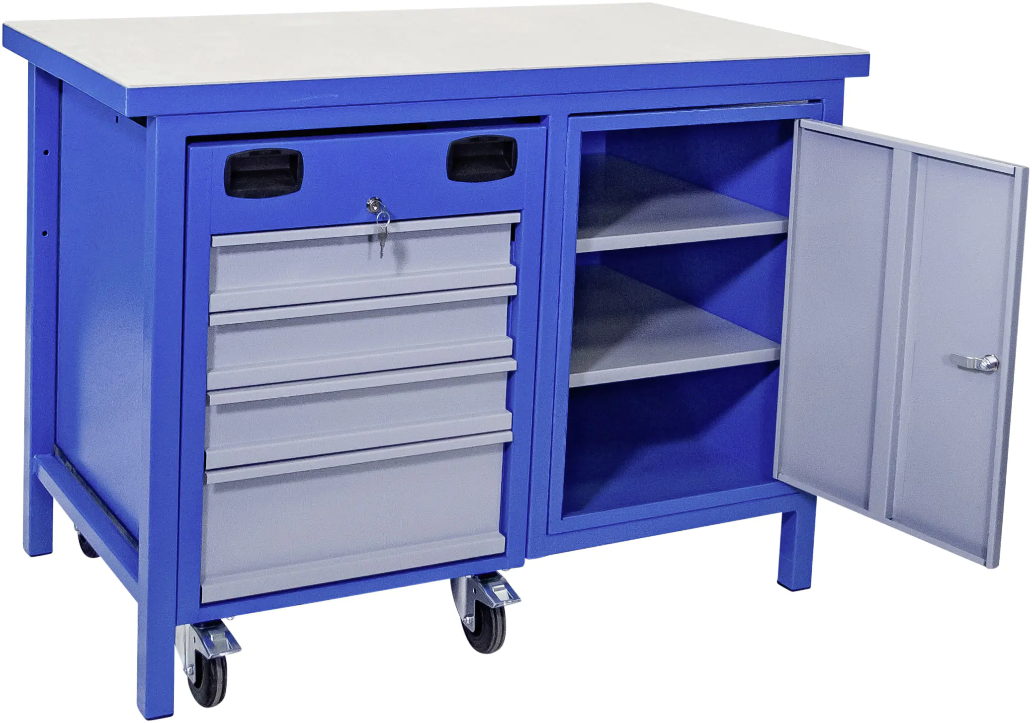 Güde Werkbank 1200 SLT MULTI mit Holzplatte unbestückt