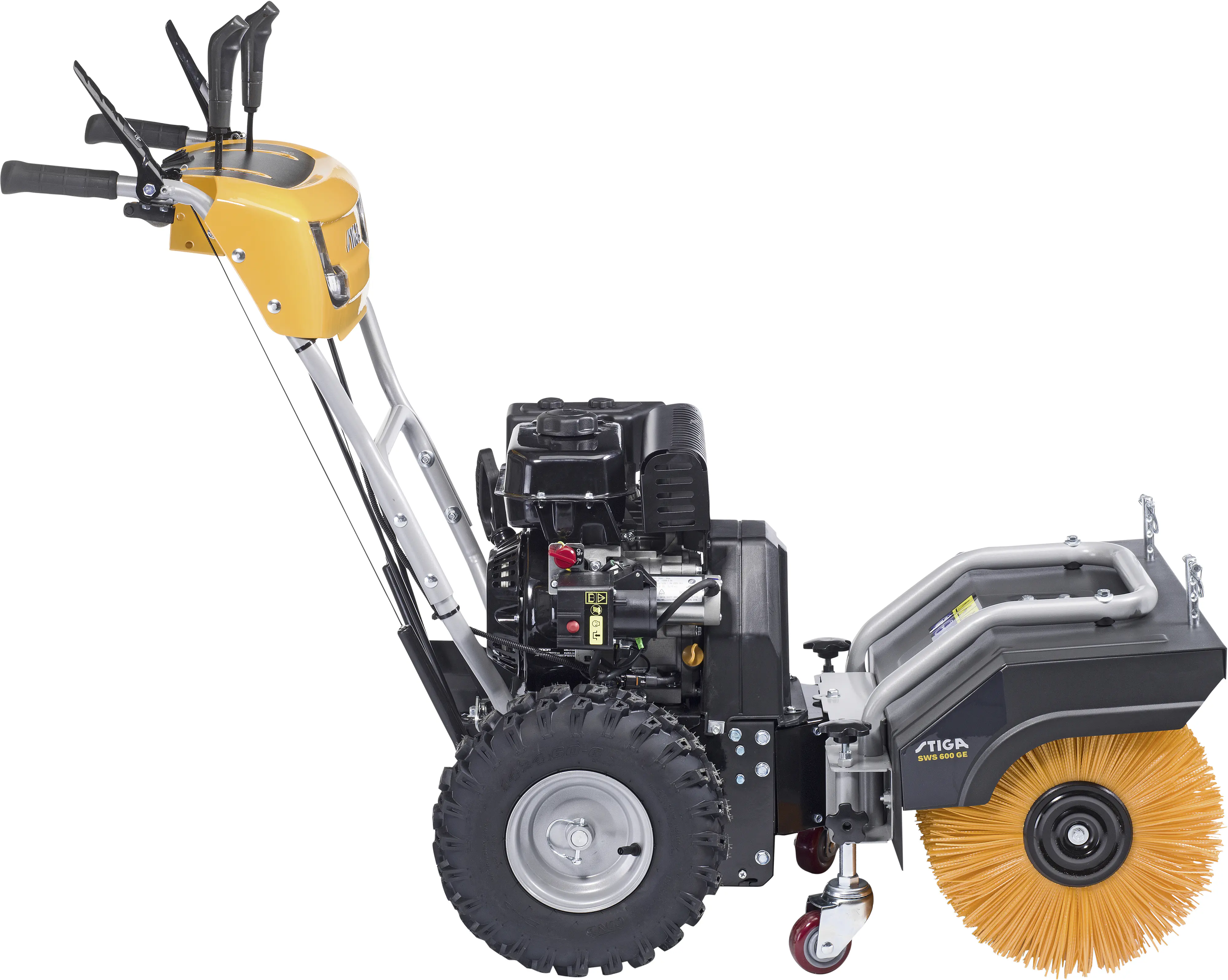 Stiga Benzin-Kehrmaschine SWS 600 GE 60 cm Arbeitsbreite