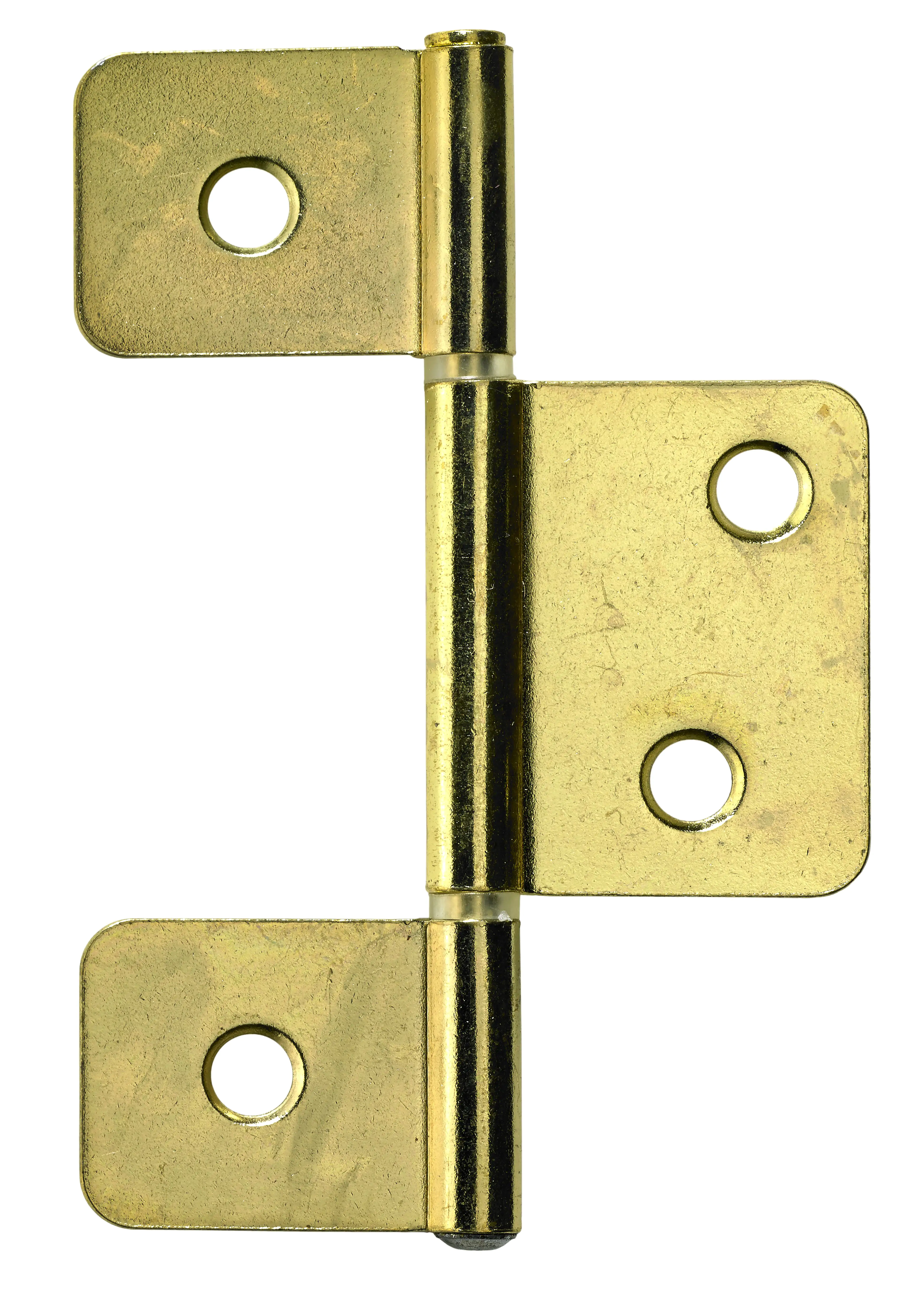 Hettich Lamellentürscharnier Stahl, vermessingt, 29 x 88 mm, 1 Stück