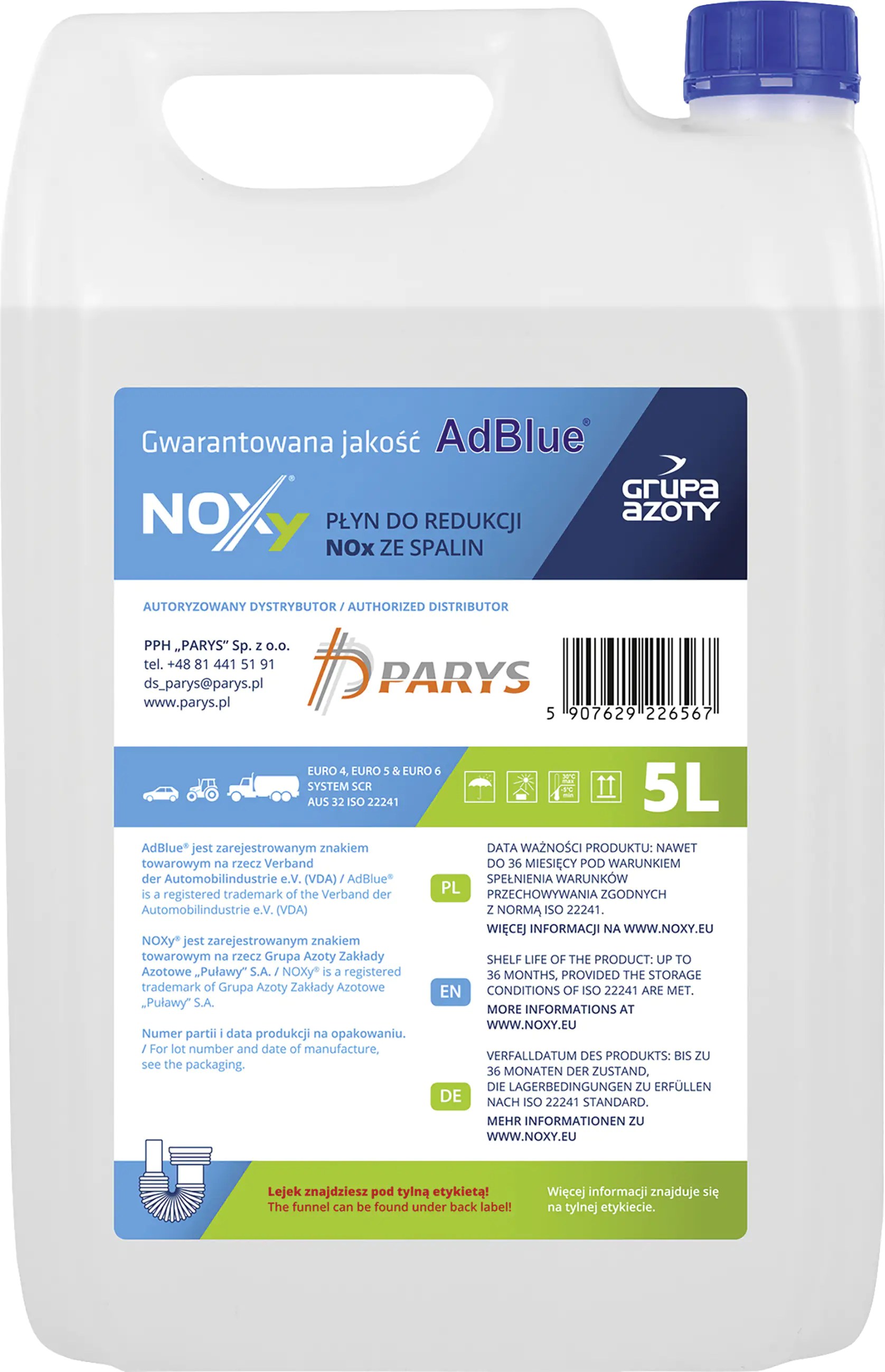 AdBlue® 5L hochreine Harnstofflösung AdBlue® 5L hochreine Harnstofflösung