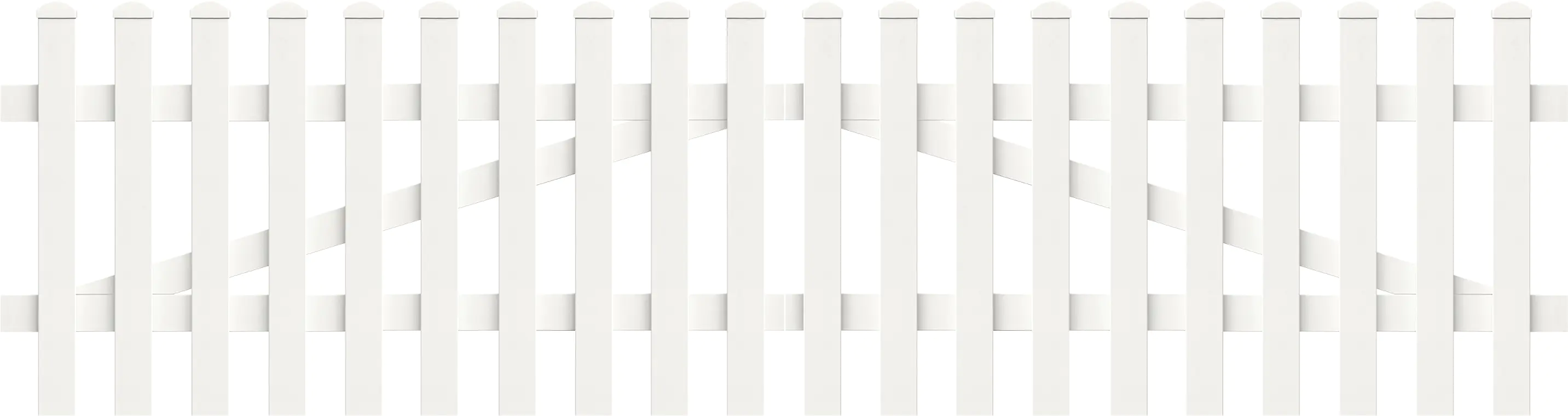 KM Zaun Doppeltor Triest Gerade 303,4 x 100 cm, weiß KM Zaun Doppeltor Triest Gerade 303,4 x 100 cm, weiß