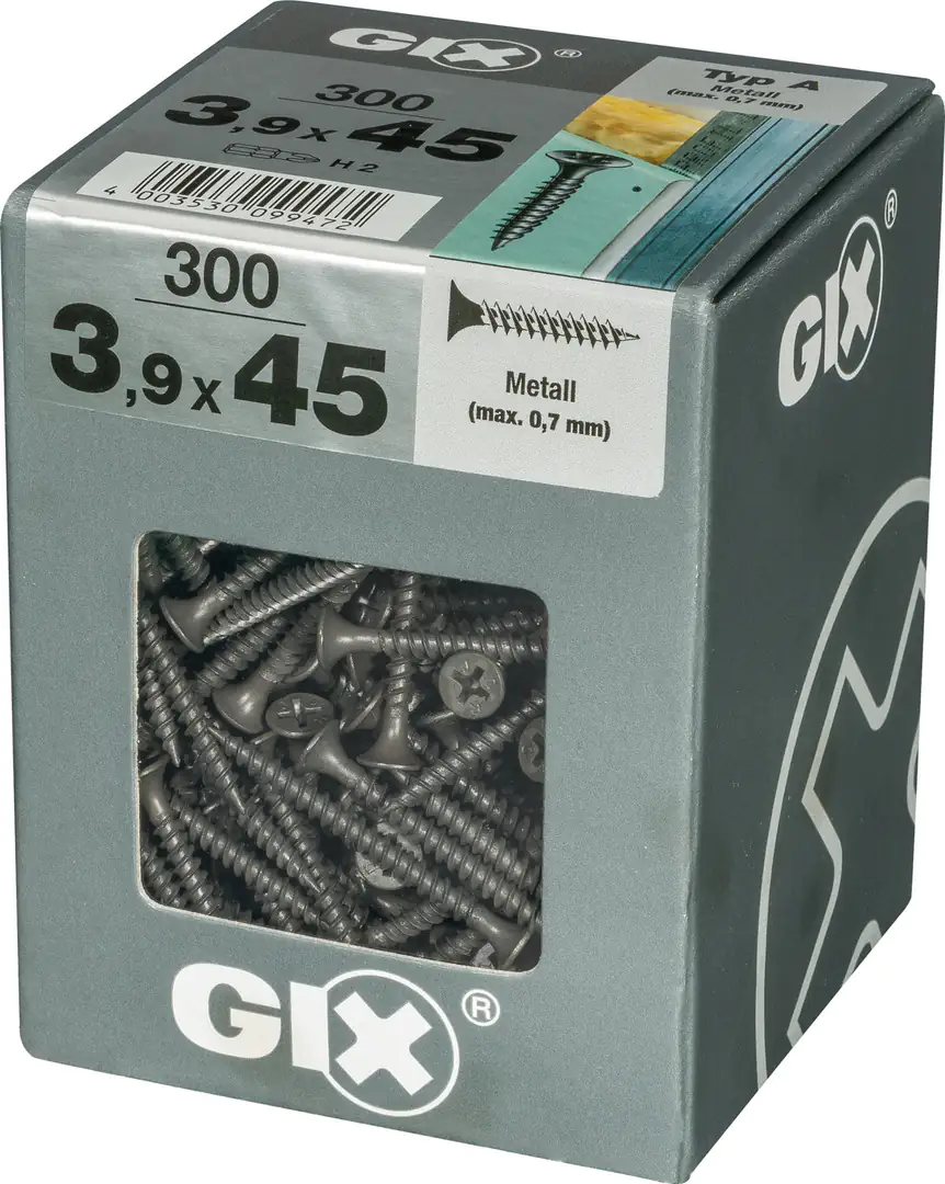 Spax Schnellbauschrauben 3.9 x 45 mm PH 2 Feingewinde - 300 Stk. Spax Schnellbauschrauben 3.9 x 45 mm PH 2 Feingewinde - 300 Stk.