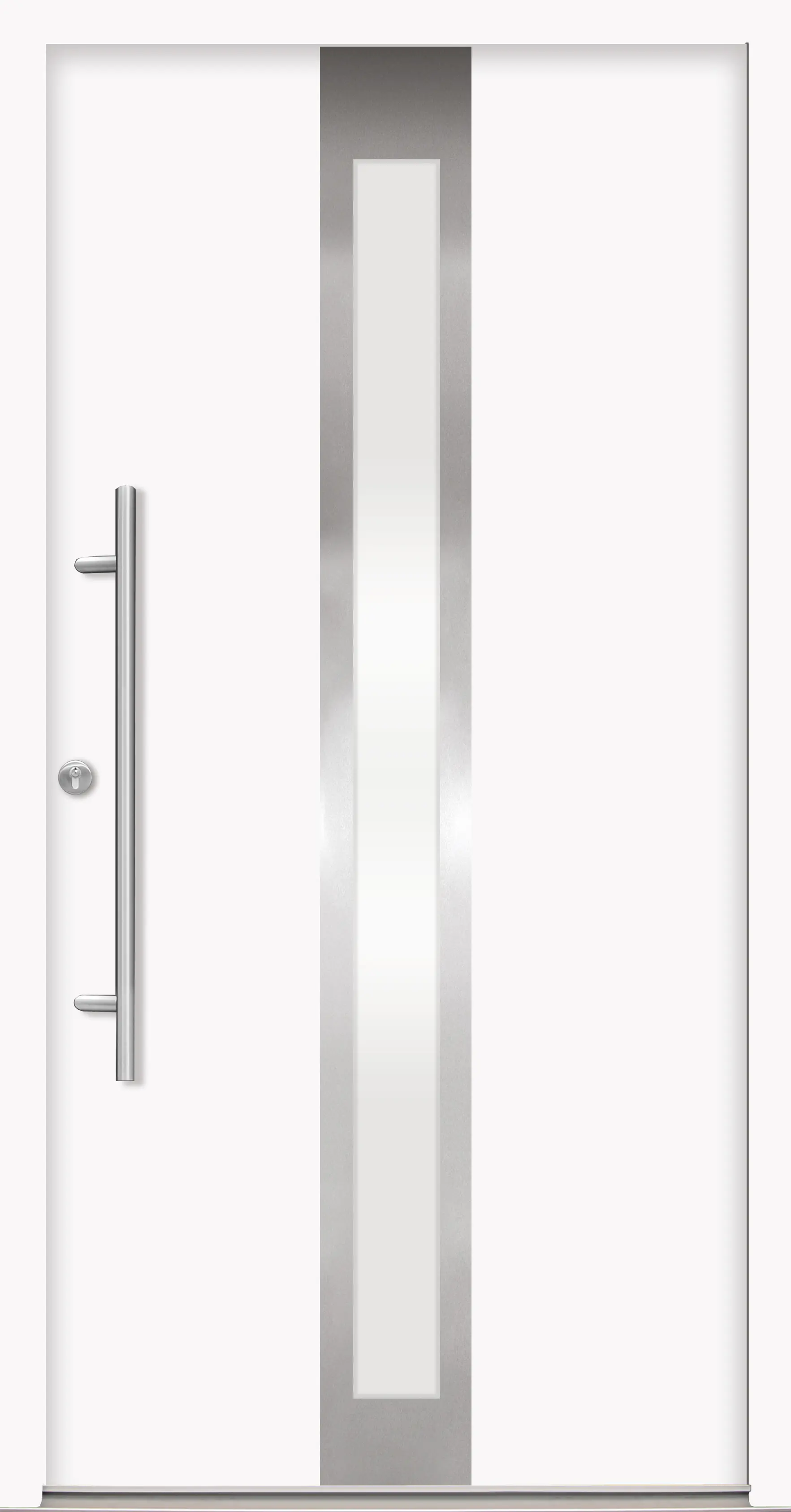 Splendoor Haustür Passivedoor Premium B01 Weiß DIN Links 110 x 210 cm