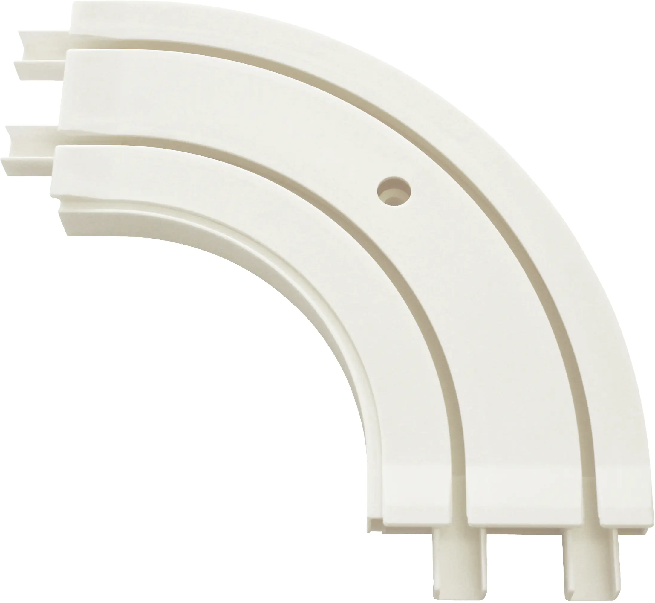 Gardinia Erkerbogen für Vorhangschiene GE, weiß