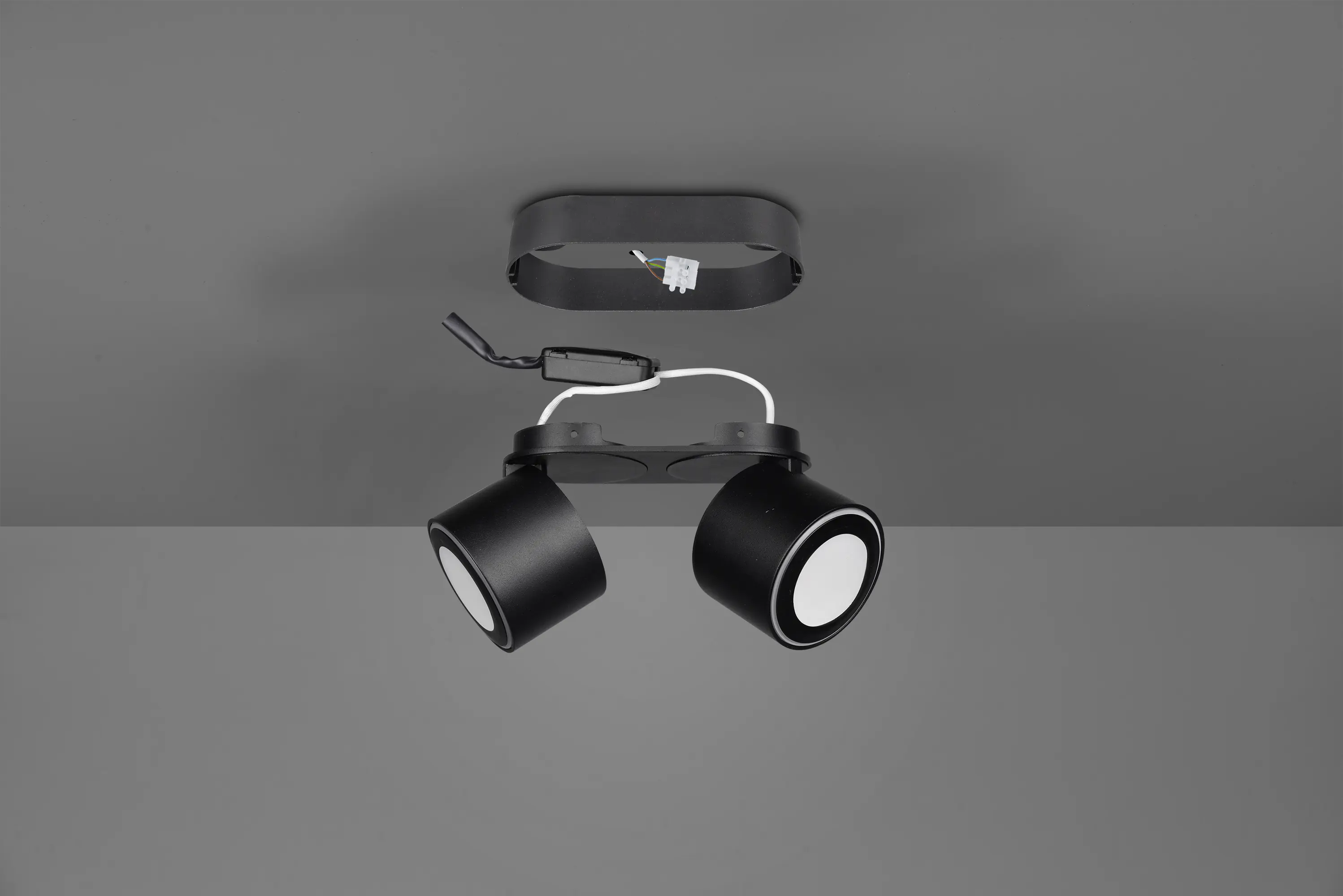 Trio Leuchte 2er Spot Taurus schwarz