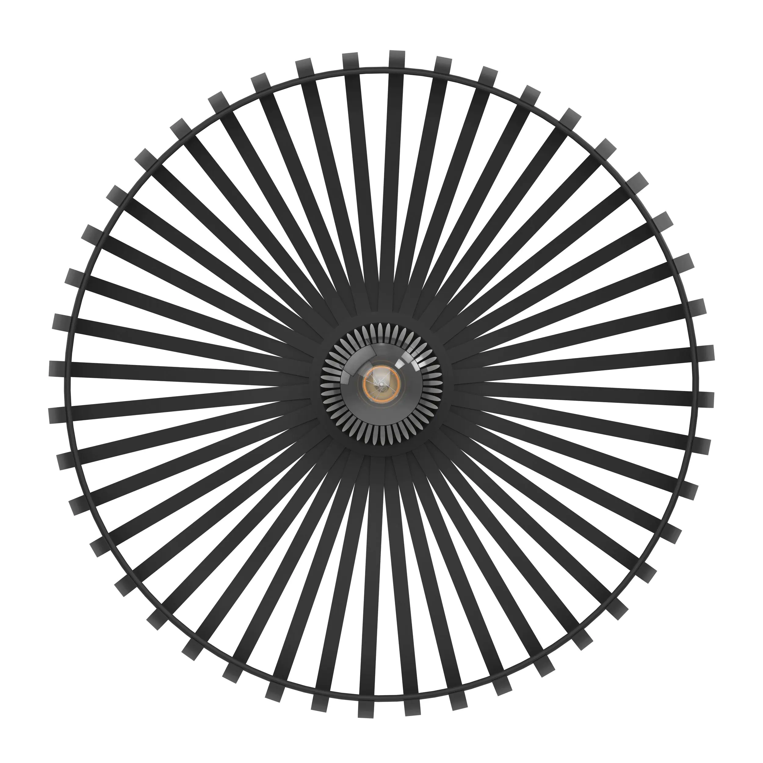 Eglo Deckenleuchte Mogano 3 schwarz Ø 43 cm Eglo Deckenleuchte Mogano 3 schwarz Ø 43 cm