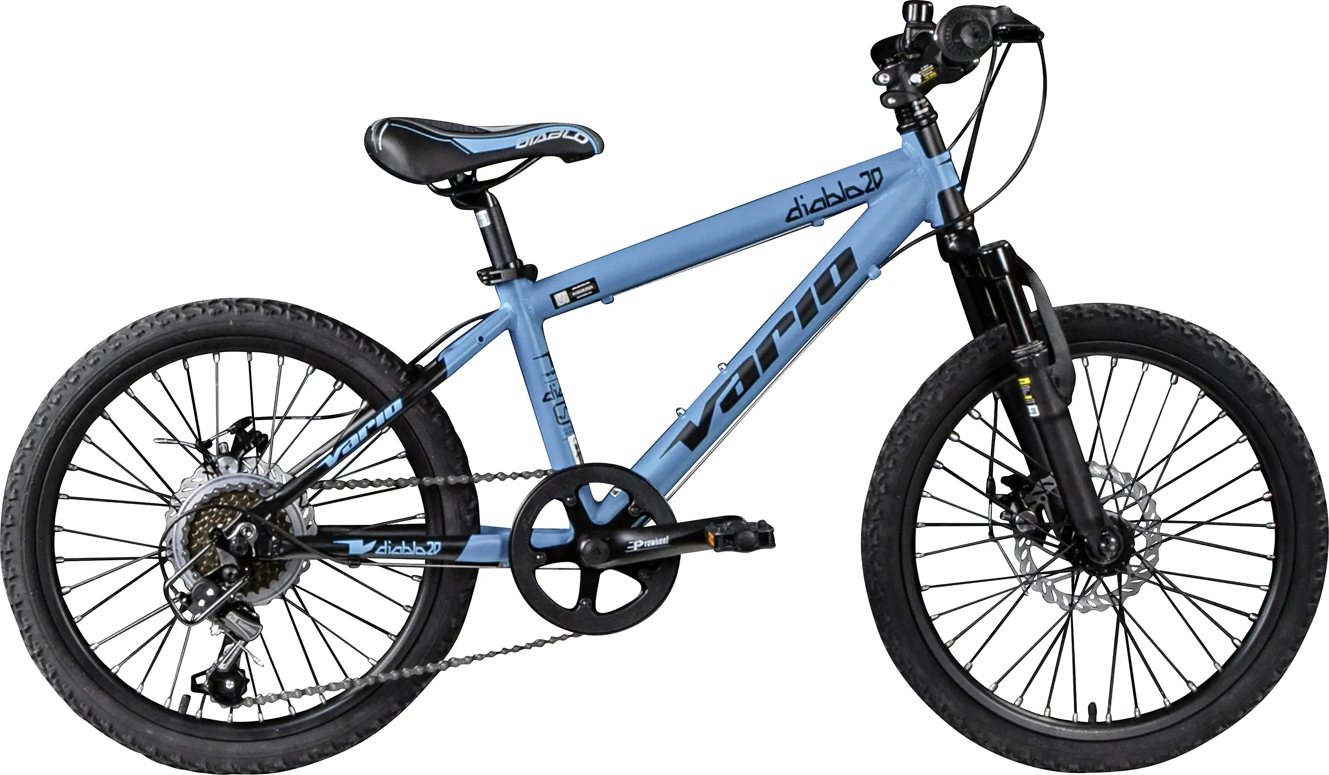 Vario Mountainbike XC DIABLO 20 DISK 20 Zoll RH 30cm 6-Gang blau schwarz Vario Mountainbike XC DIABLO 20 DISK 20 Zoll RH 30cm 6-Gang blau schwarz