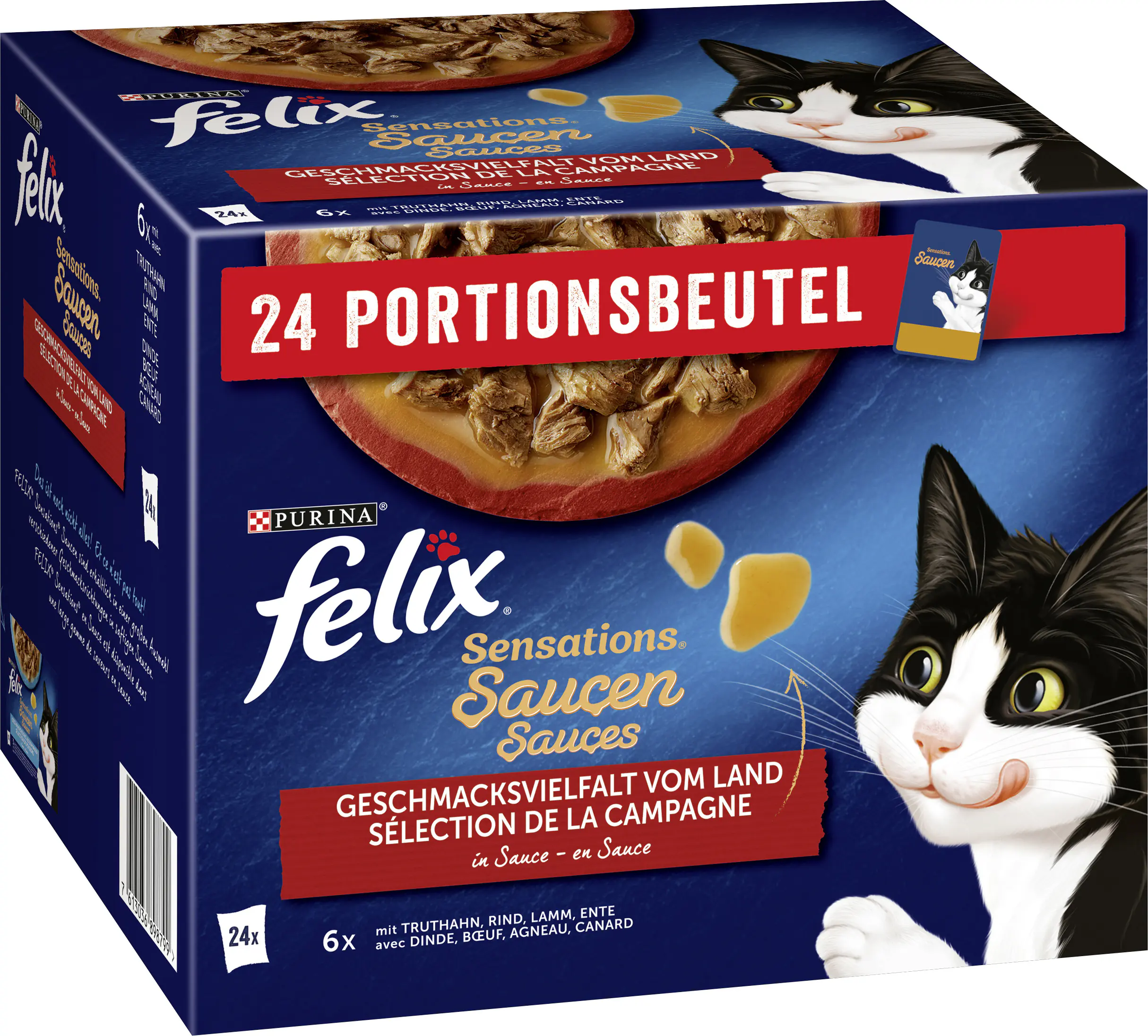 Felix Sensations Saucen Geschmacksvielfalt vom Land 24x 85g