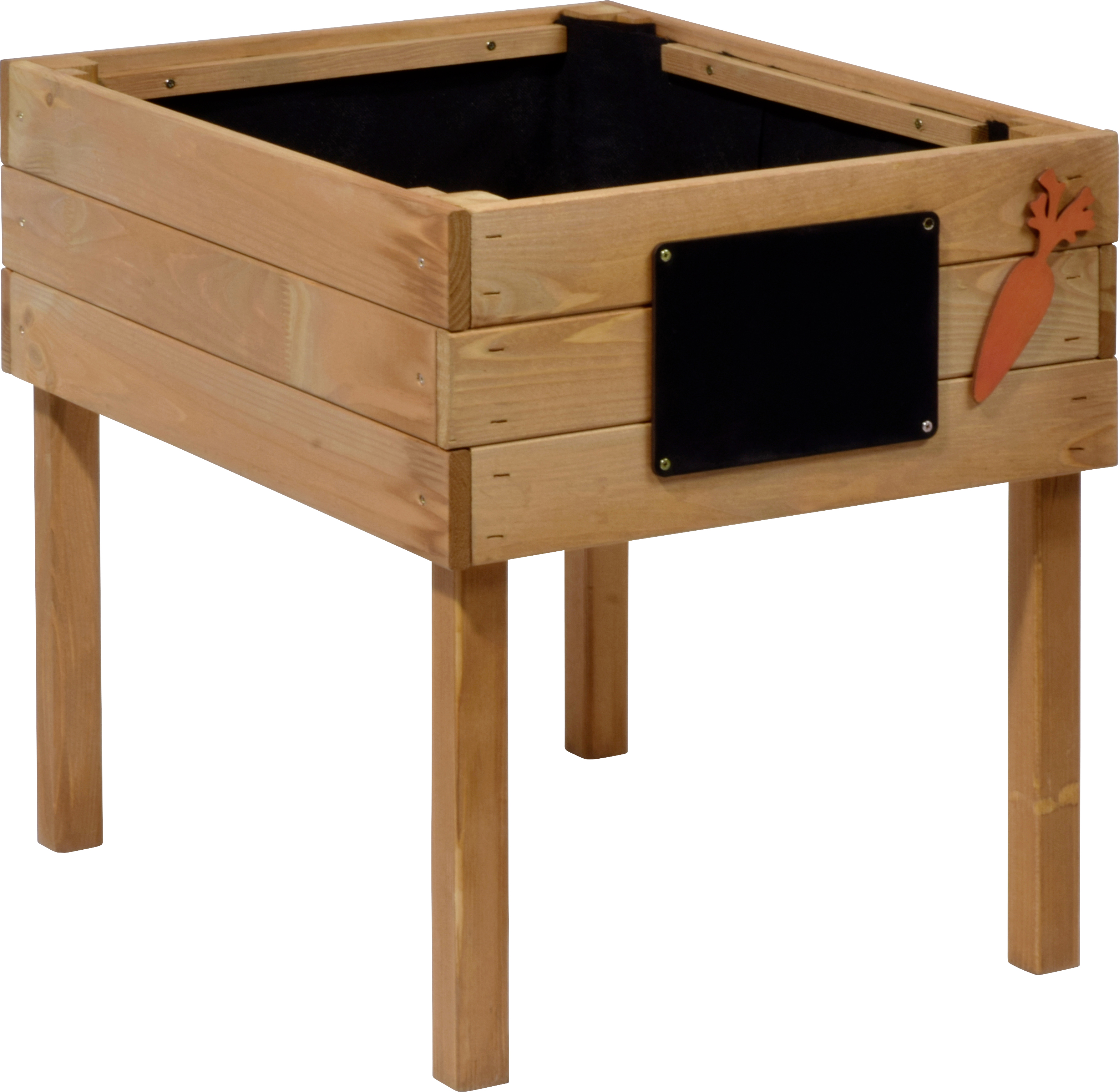 Dobar Kinder-Hochbeet mit Kreidetafel braun 50 x 40 x 45 cm Dobar Kinder-Hochbeet mit Kreidetafel braun 50 x 40 x 45 cm