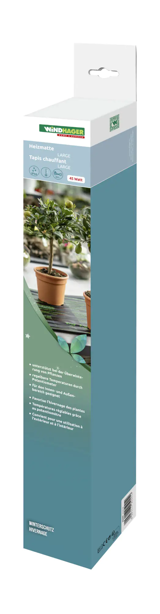 Windhager Heizmatte 45 Watt 51 x 53 cm