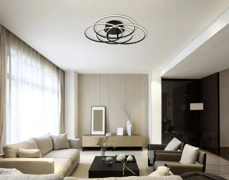 Globo Deckenleuchte Kombos 51,5 x 11,4 cm Ø x H schwarz warmweiß