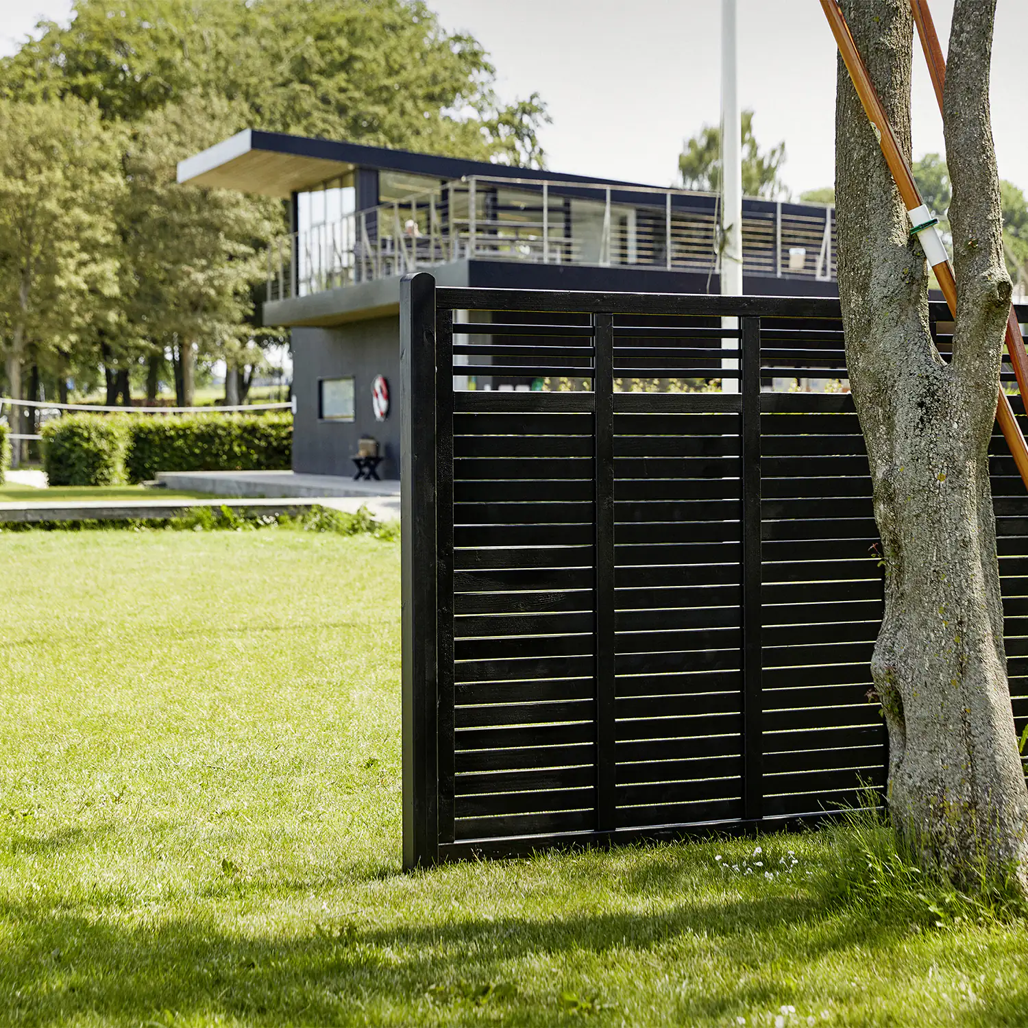 Plus Zaun Decora 90 x 180/95 cm RAL 9005 Schwarz